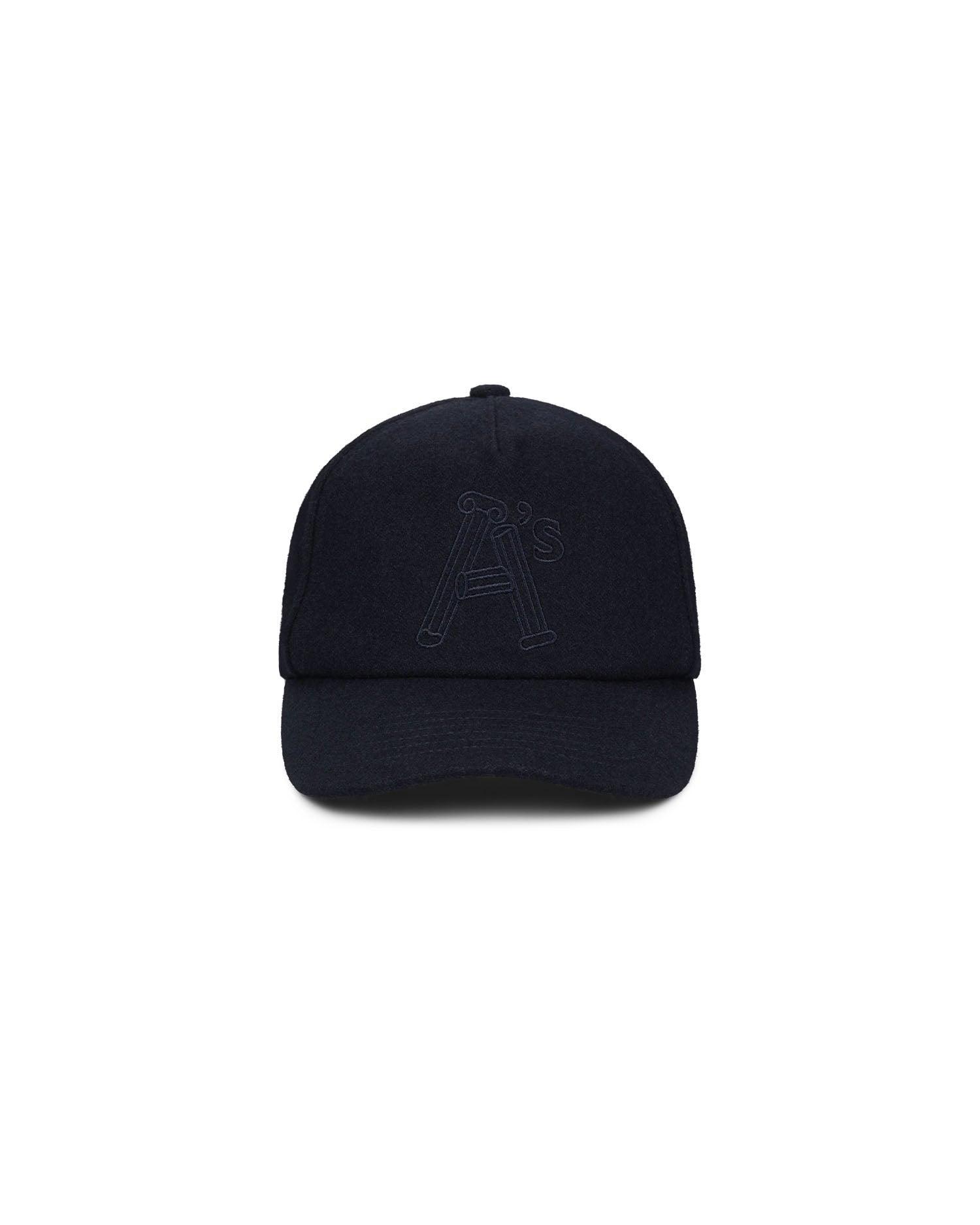 Wool Column A Cap - Navy