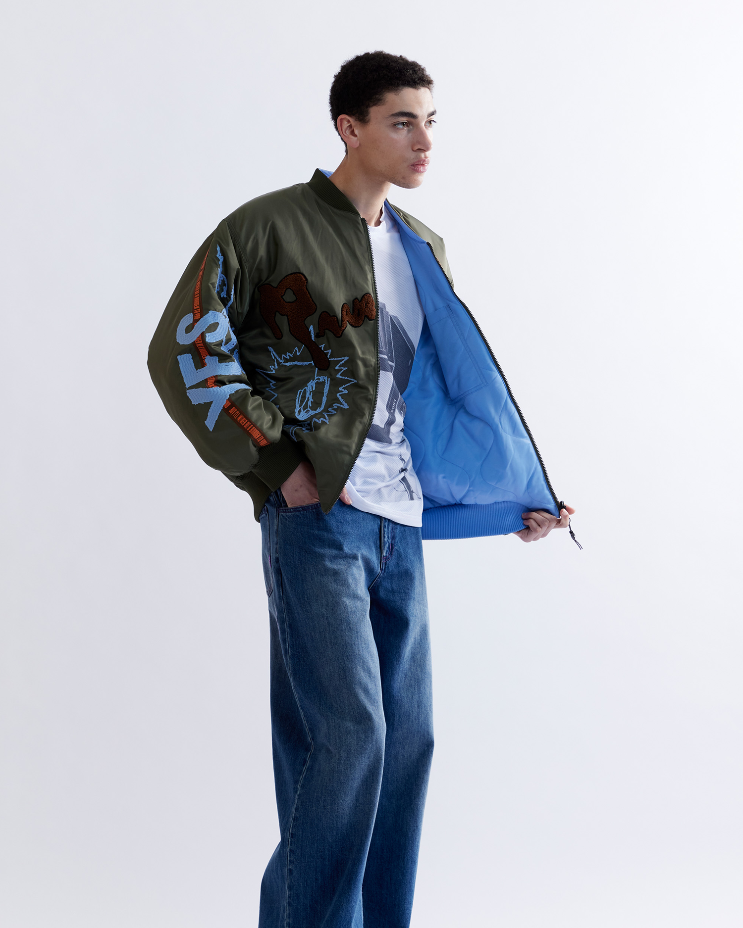 Martine Syms Present Goo Bomber Jacket - Khaki