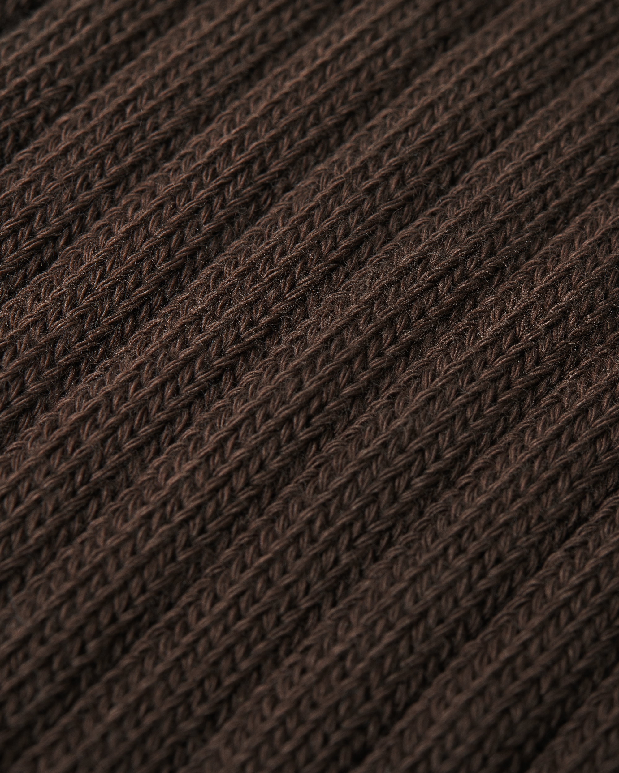 HEAVY GAUGE STUDIO SOCKS - COFFEE