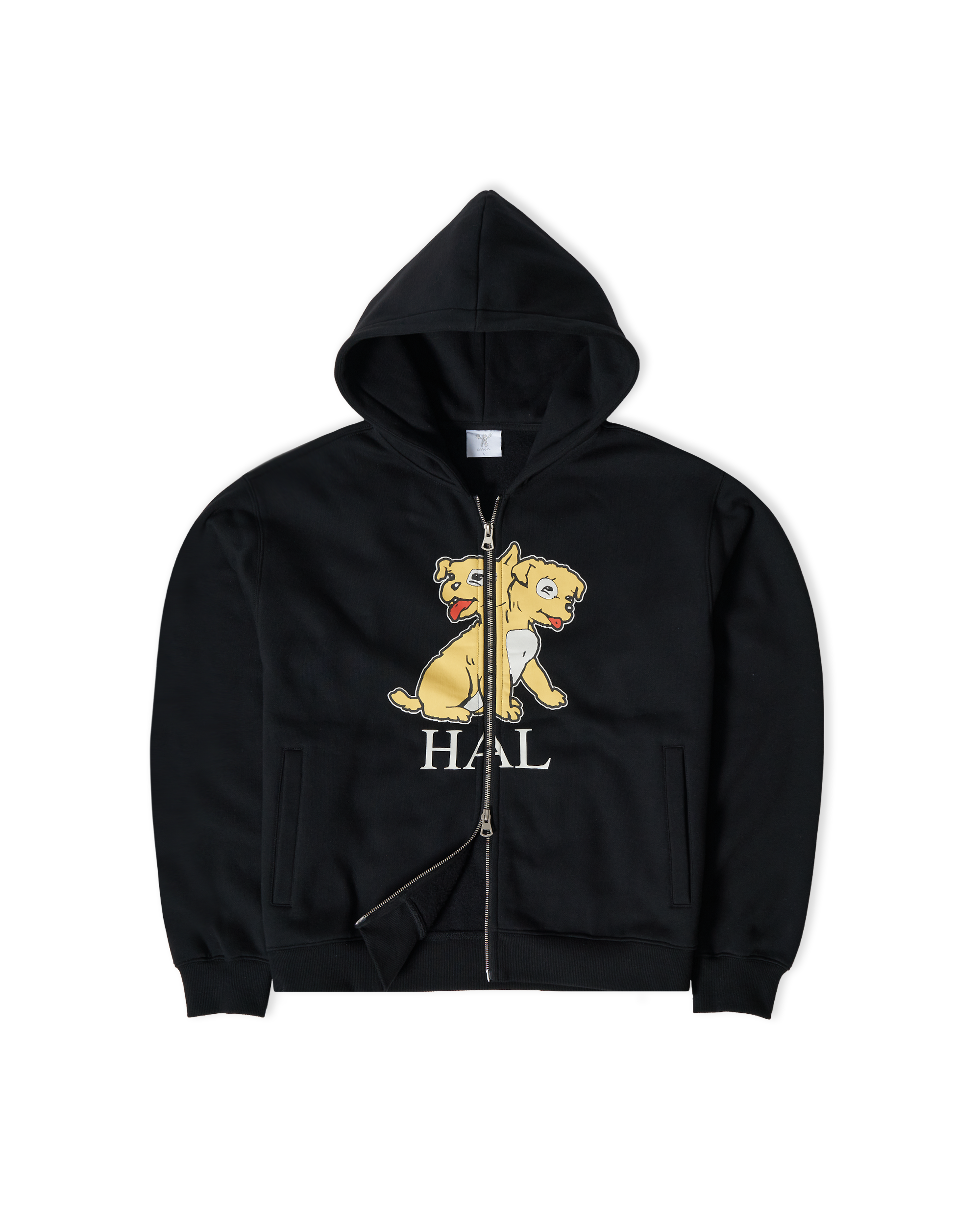 CANDICE Melvin Zippered Hoodie - Black