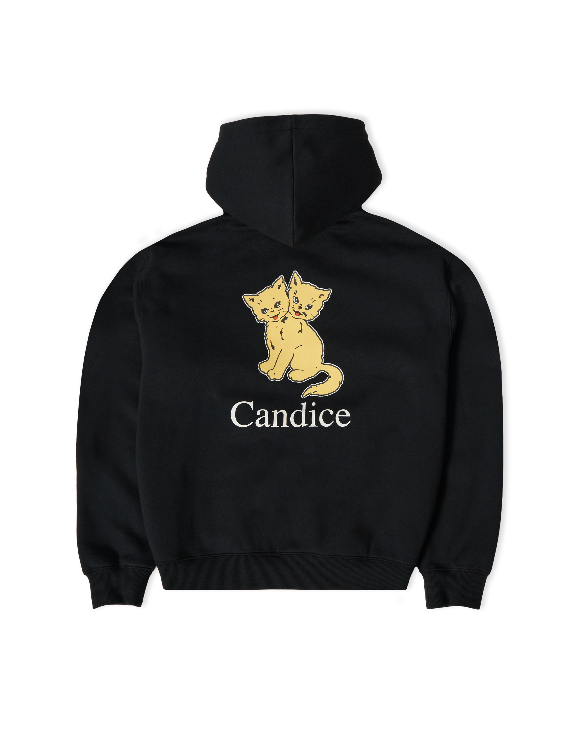 CANDICE Melvin Zippered Hoodie - Black