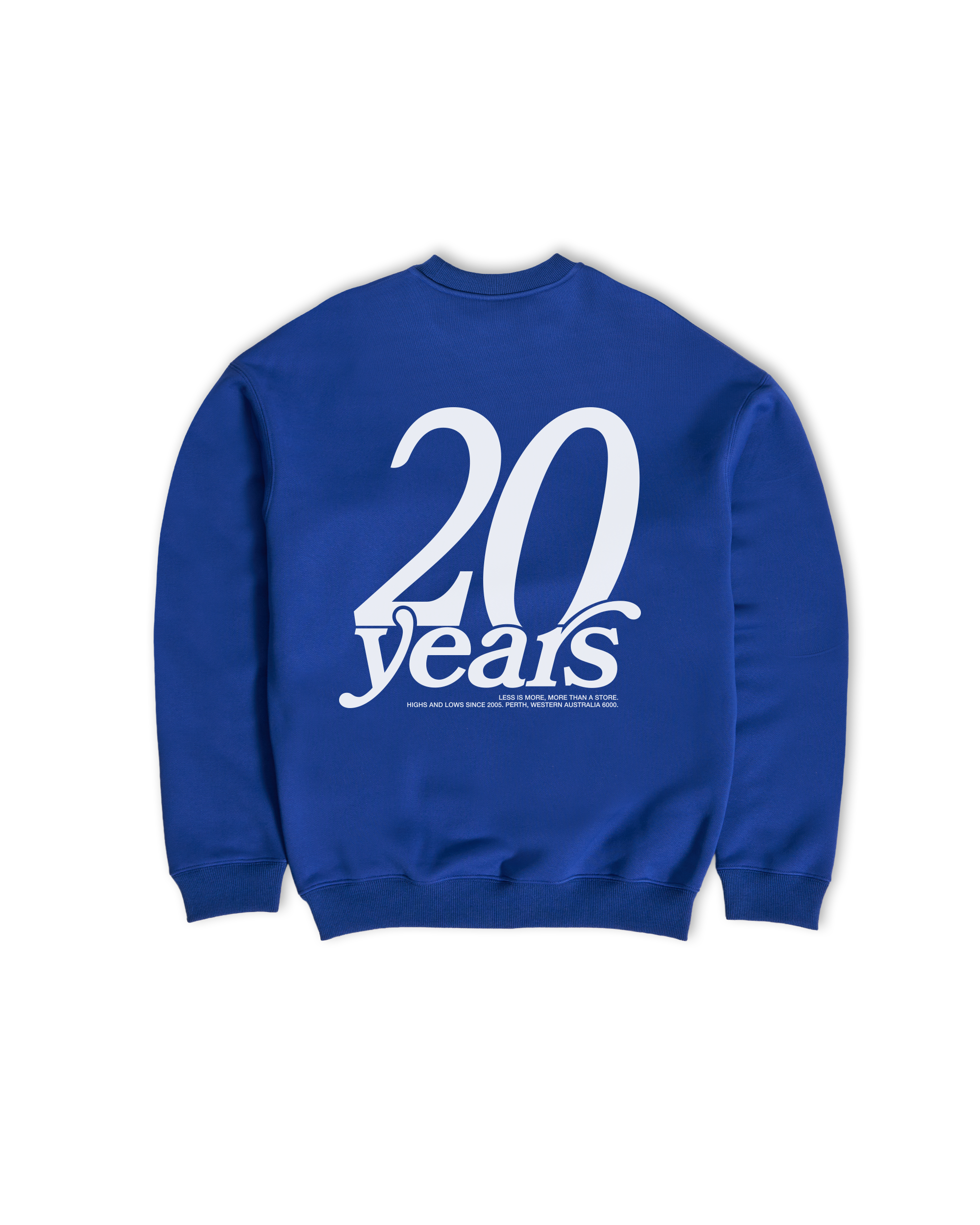 20 Years Crewneck Sweatshirt - Blue