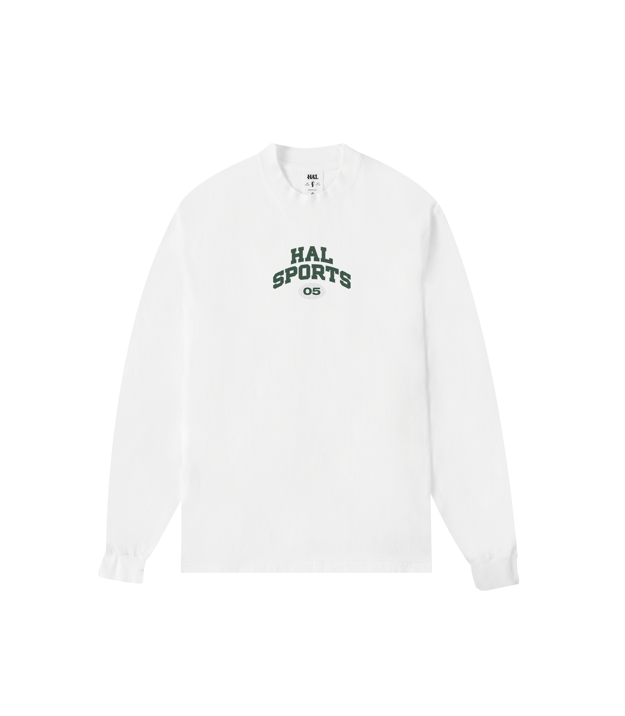 HAL Sports Logo L/S T-shirt - White