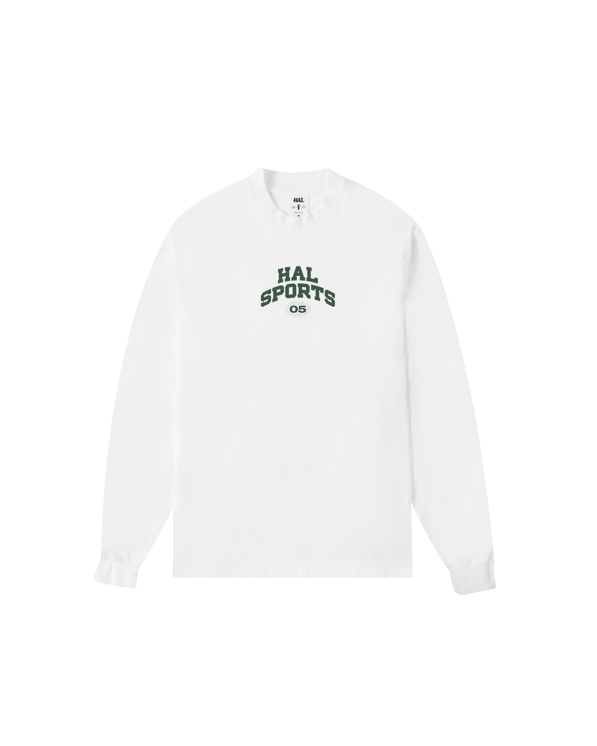 HAL Sports Logo L/S T-shirt - White