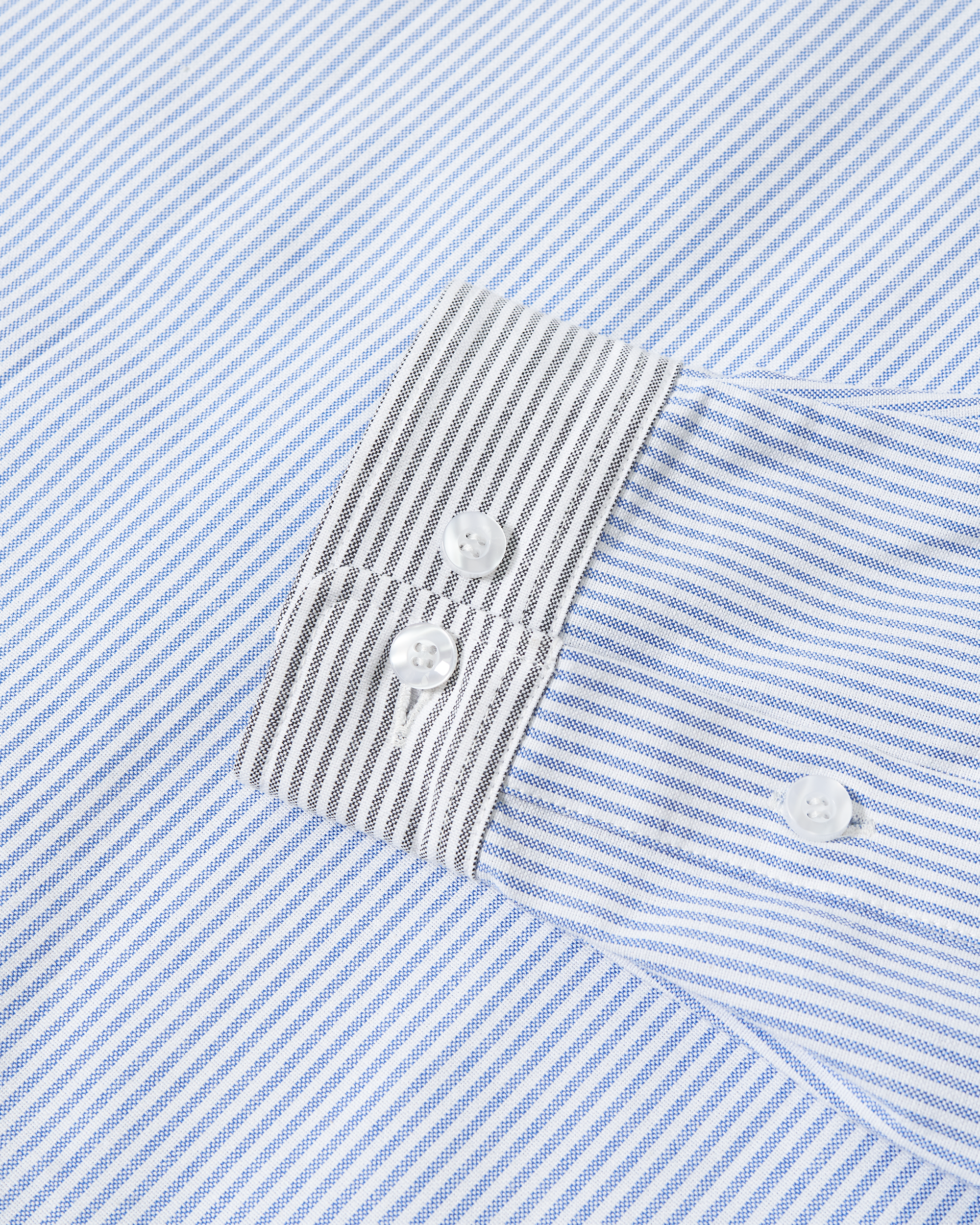 CANDICE Bury The Hatchet L/S Shirt - Blue / White