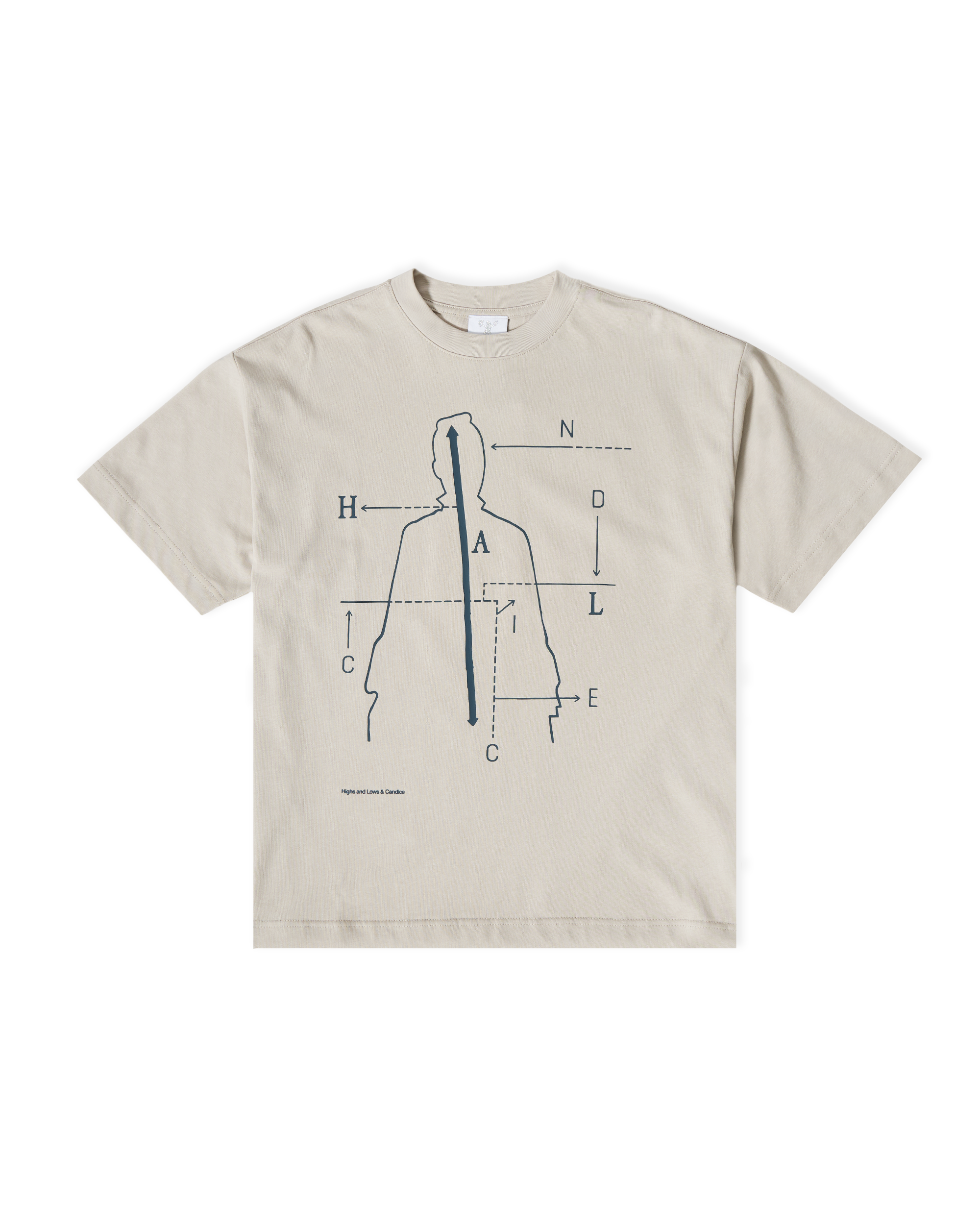 CANDICE Licht T-shirt - Mushroom
