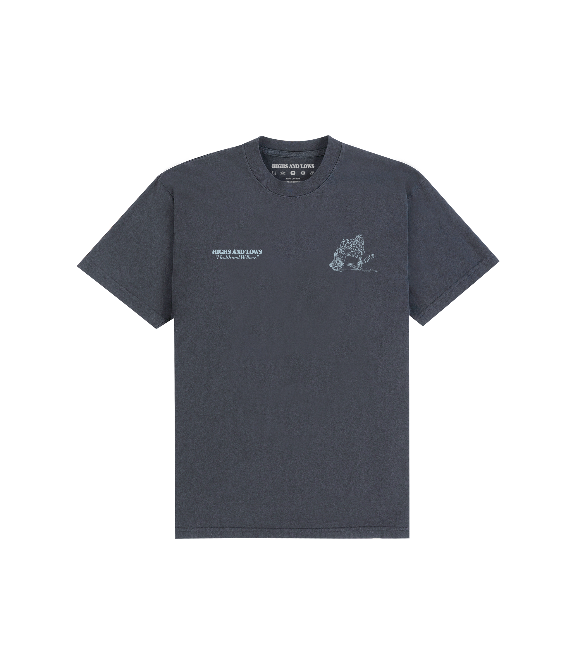 Farmers Market T-shirt - Faded Indigo