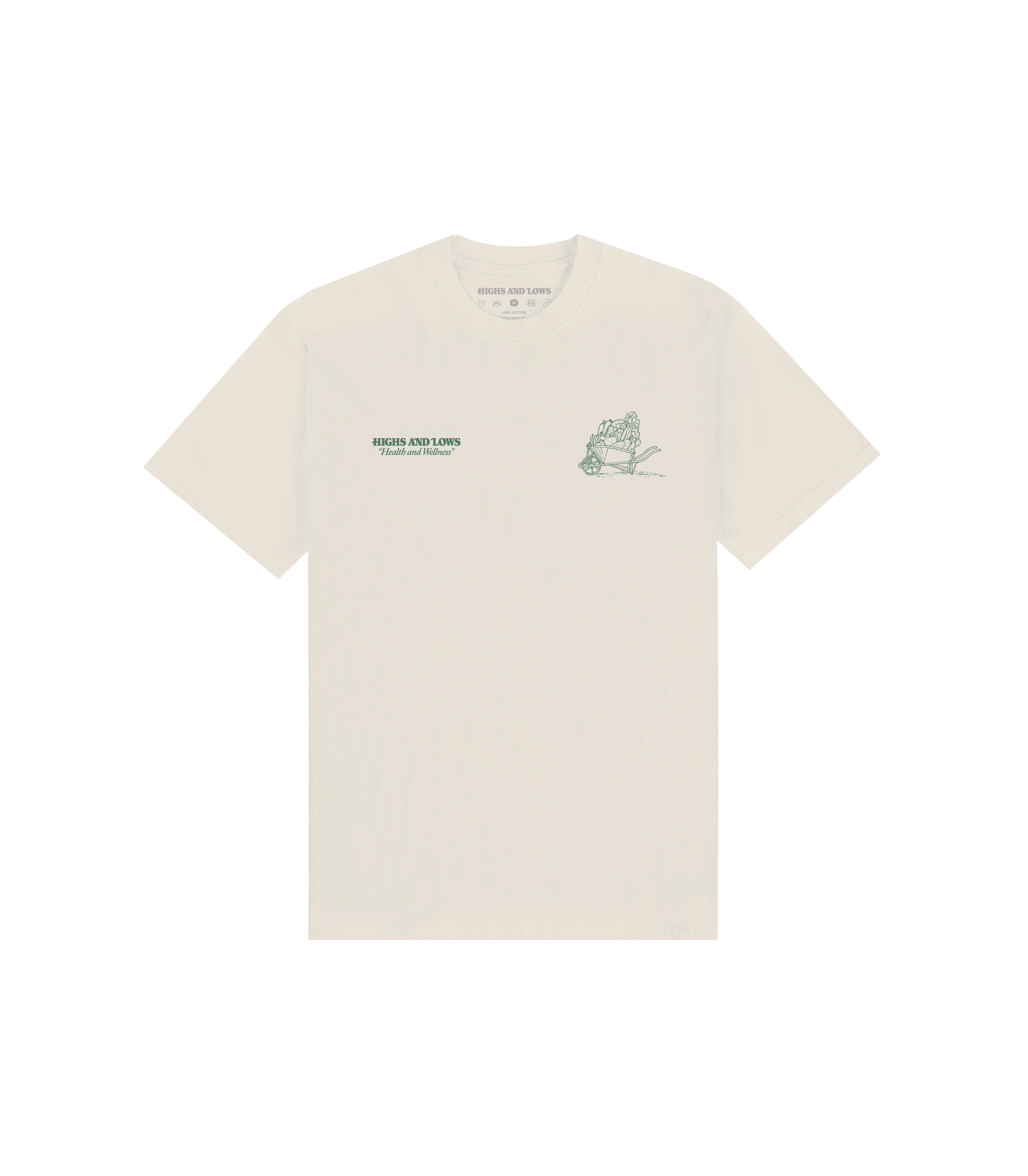 Farmers Market T-shirt - Faded Bone