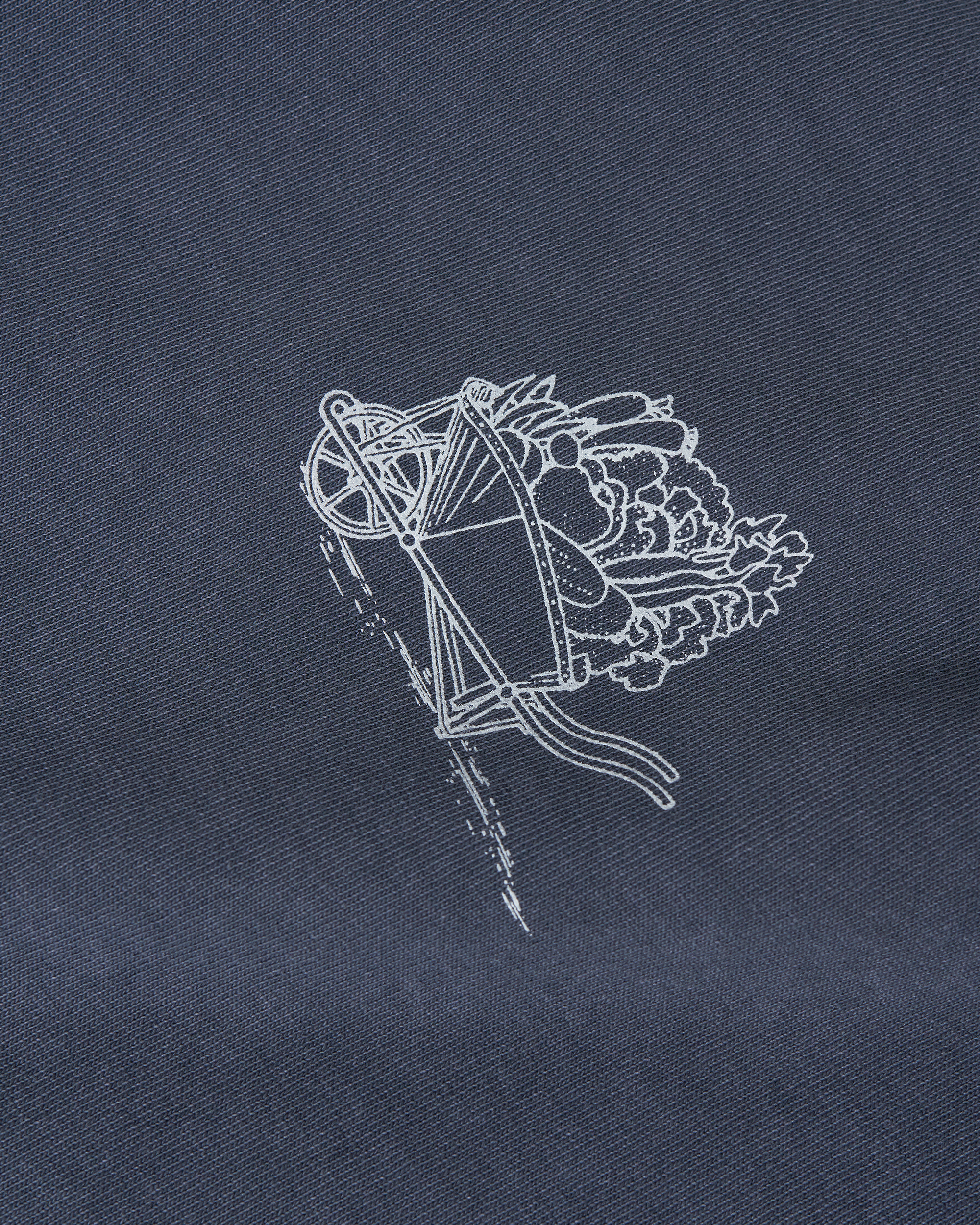 Farmers Market T-shirt - Faded Indigo