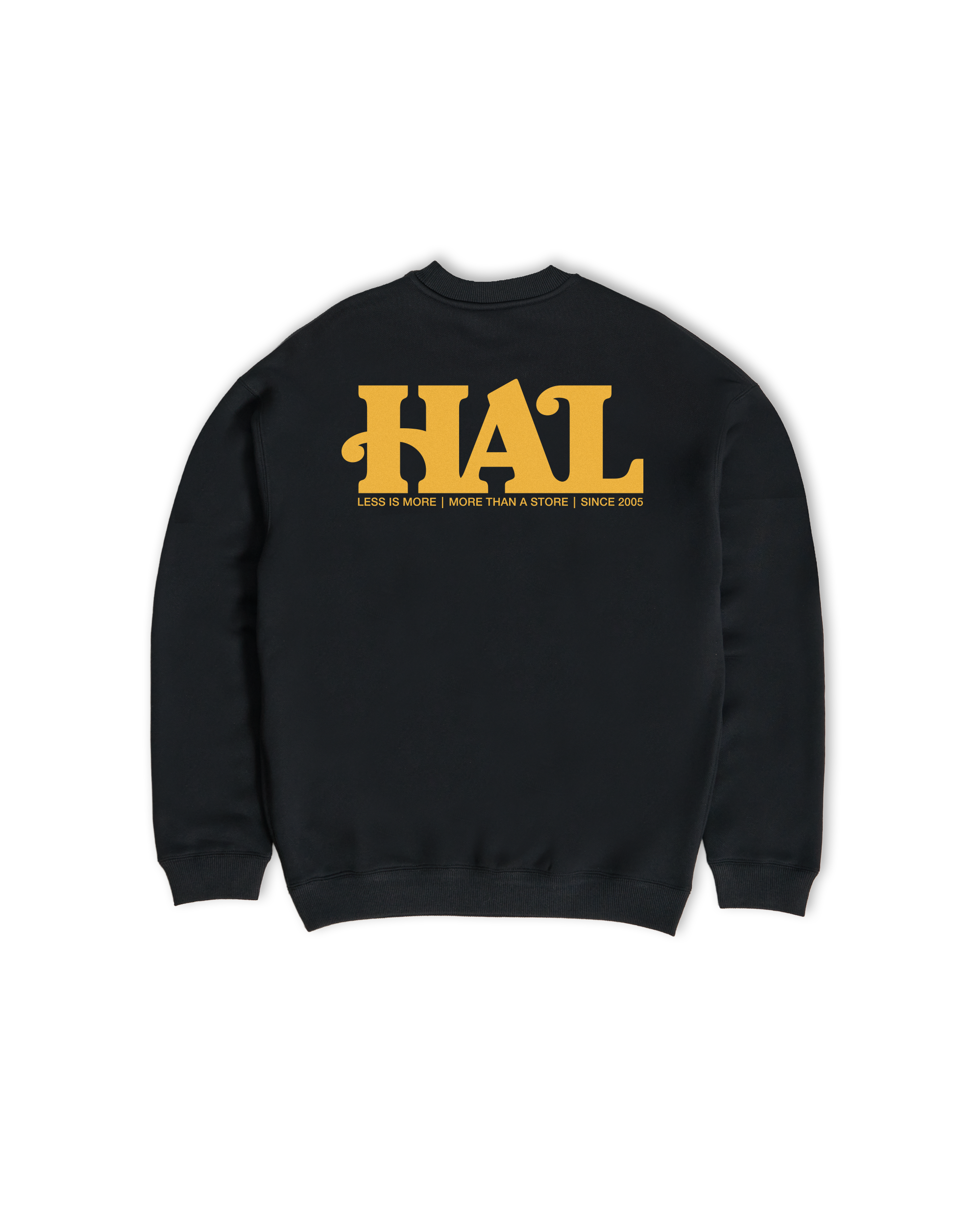 HAL Logo Crewneck Sweatshirt - Black