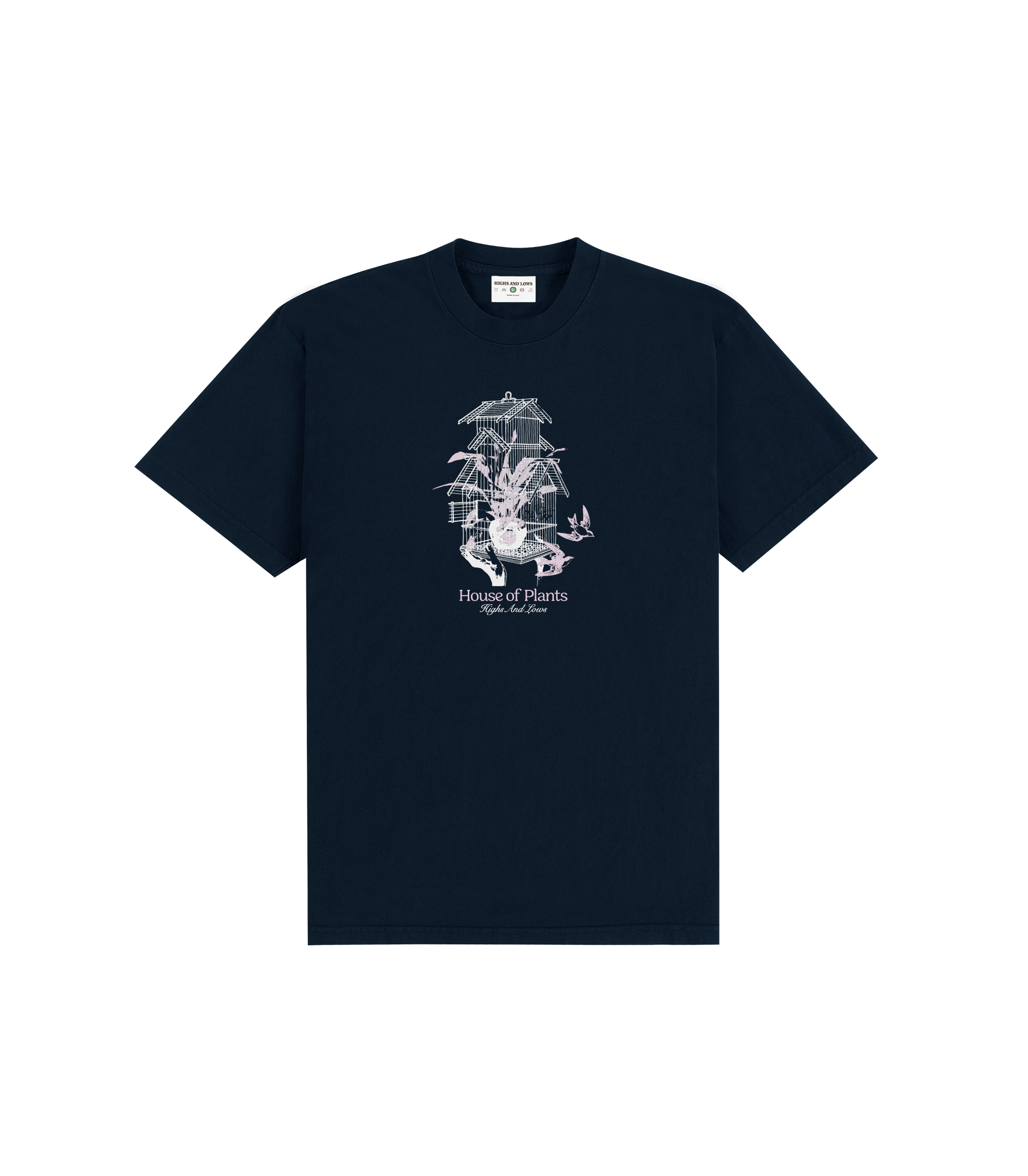 House of Plants T-shirt - Navy
