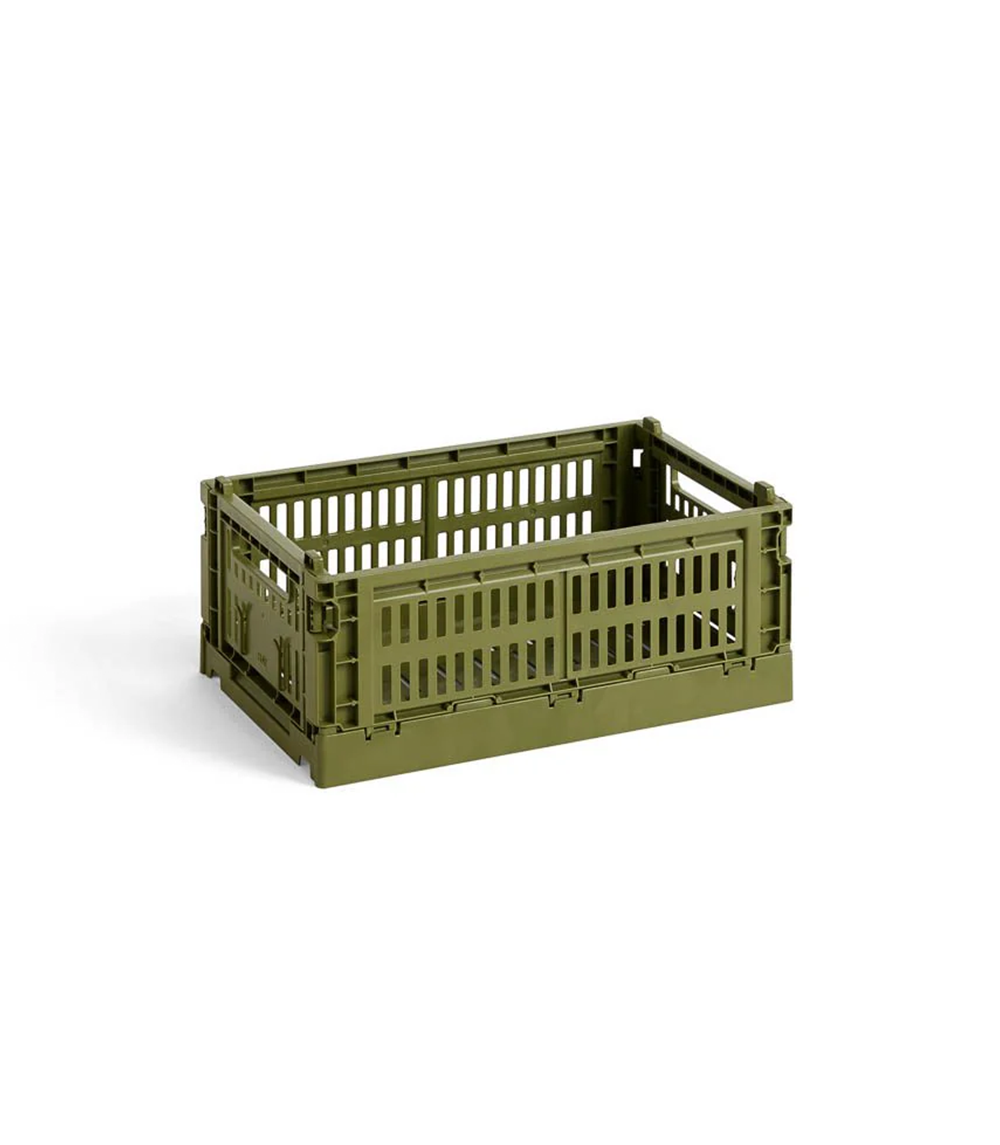 Small Colour Crate - Olive