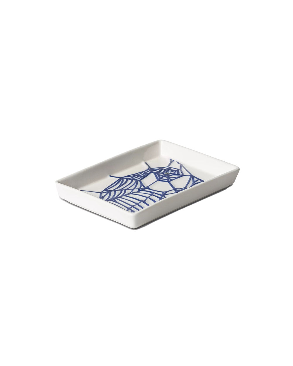 Theory and Practice Incense Tray - White / Blue