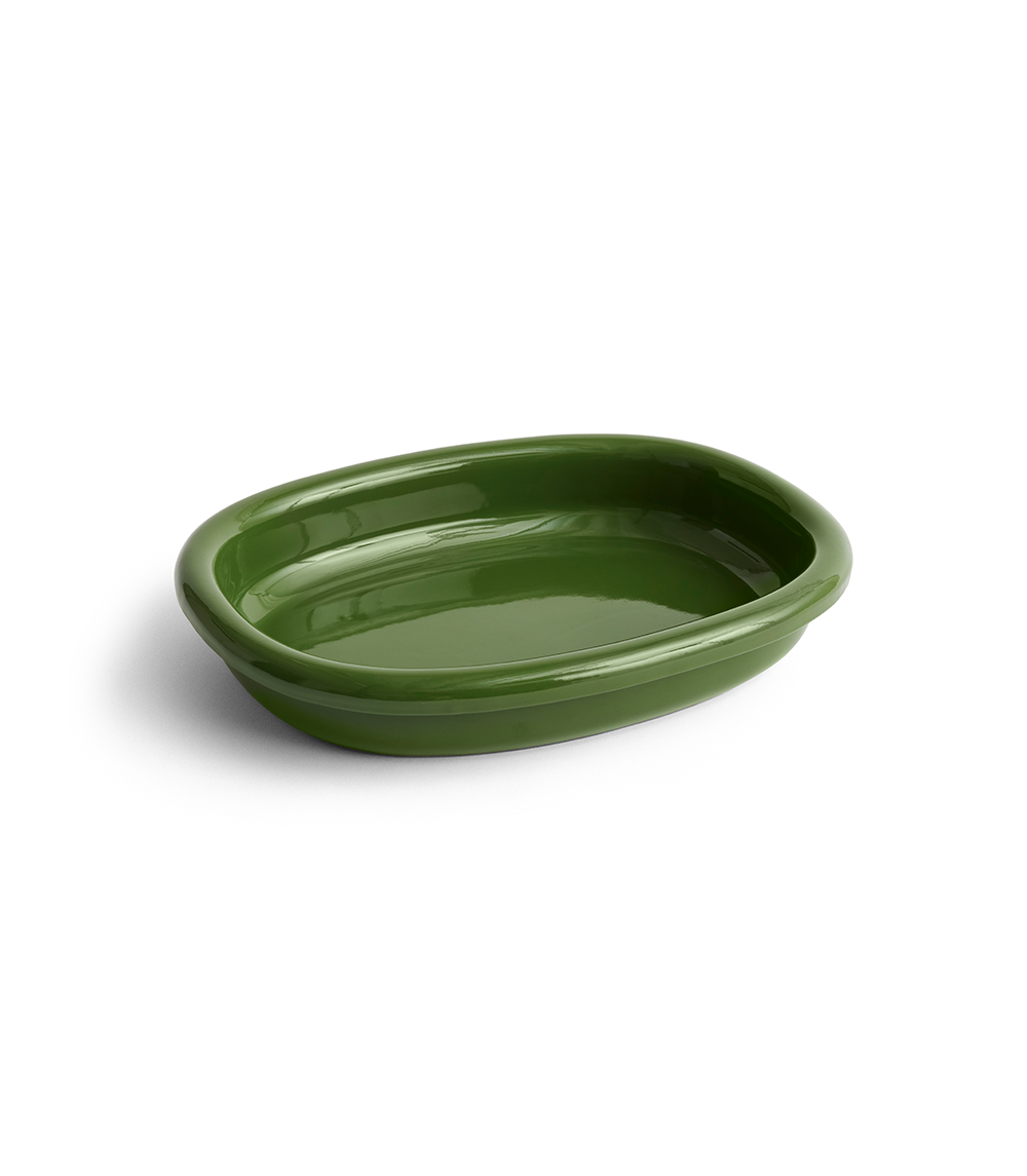 Barro Oval Dish Large - Green