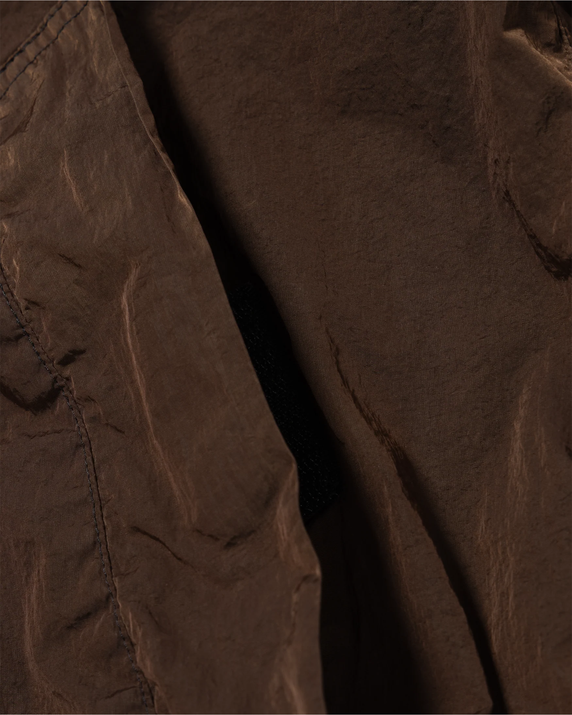 Hooded Windcheater Jacket - Brown