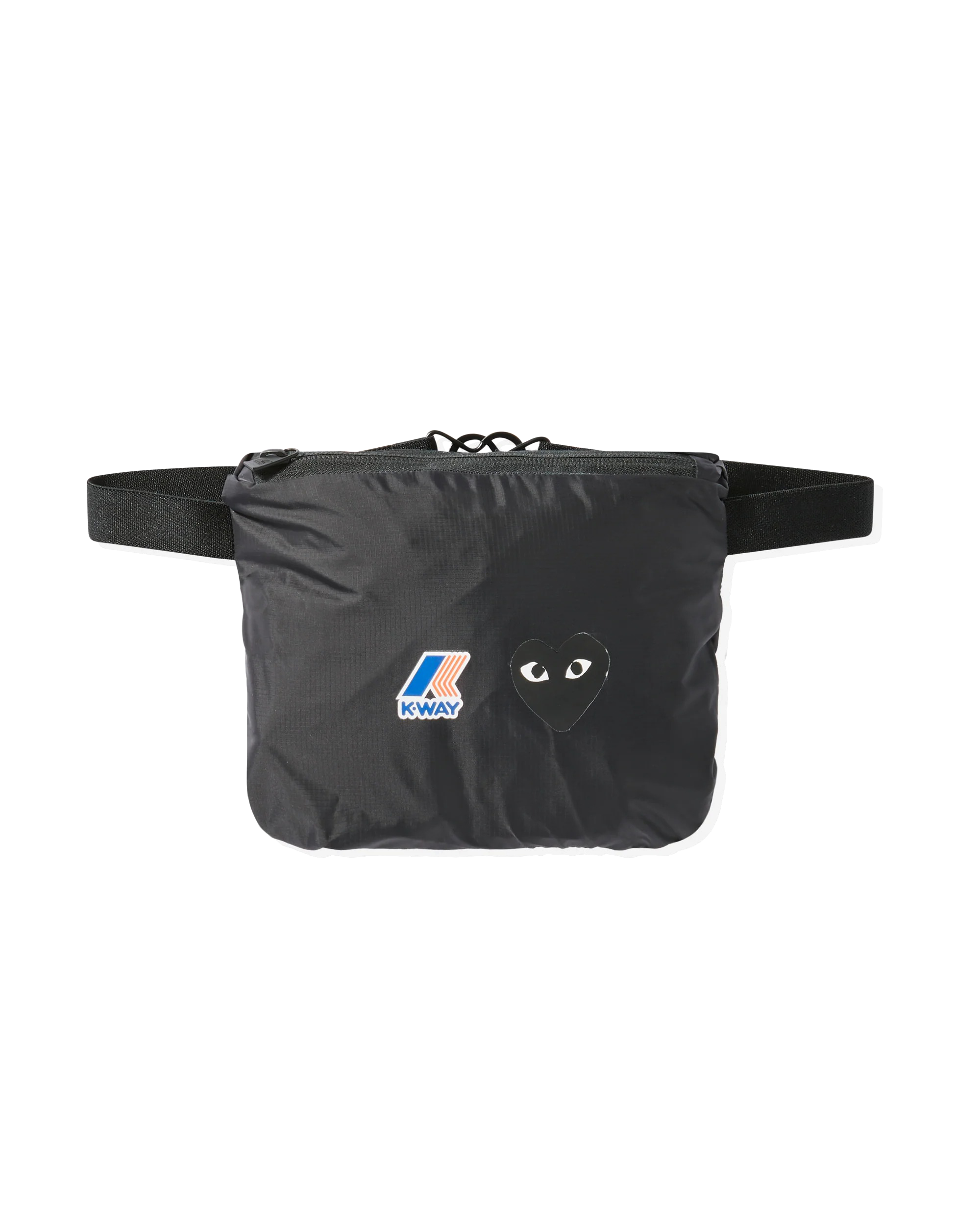 K-WAY*PLAY Half-Zip Le Vrai Leon 3.0 Jacket - Black / Black