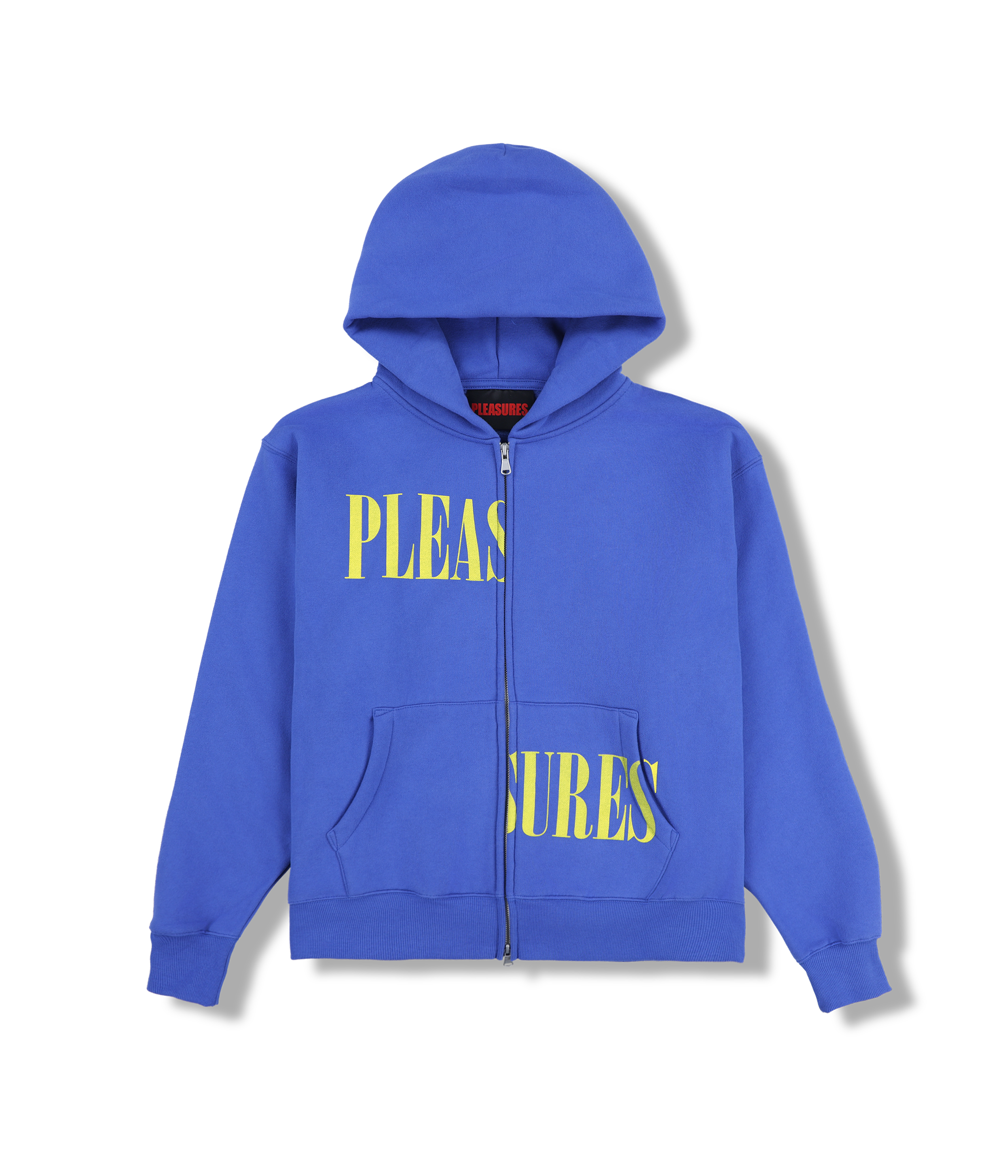 Split Zip Hoodie - Blue
