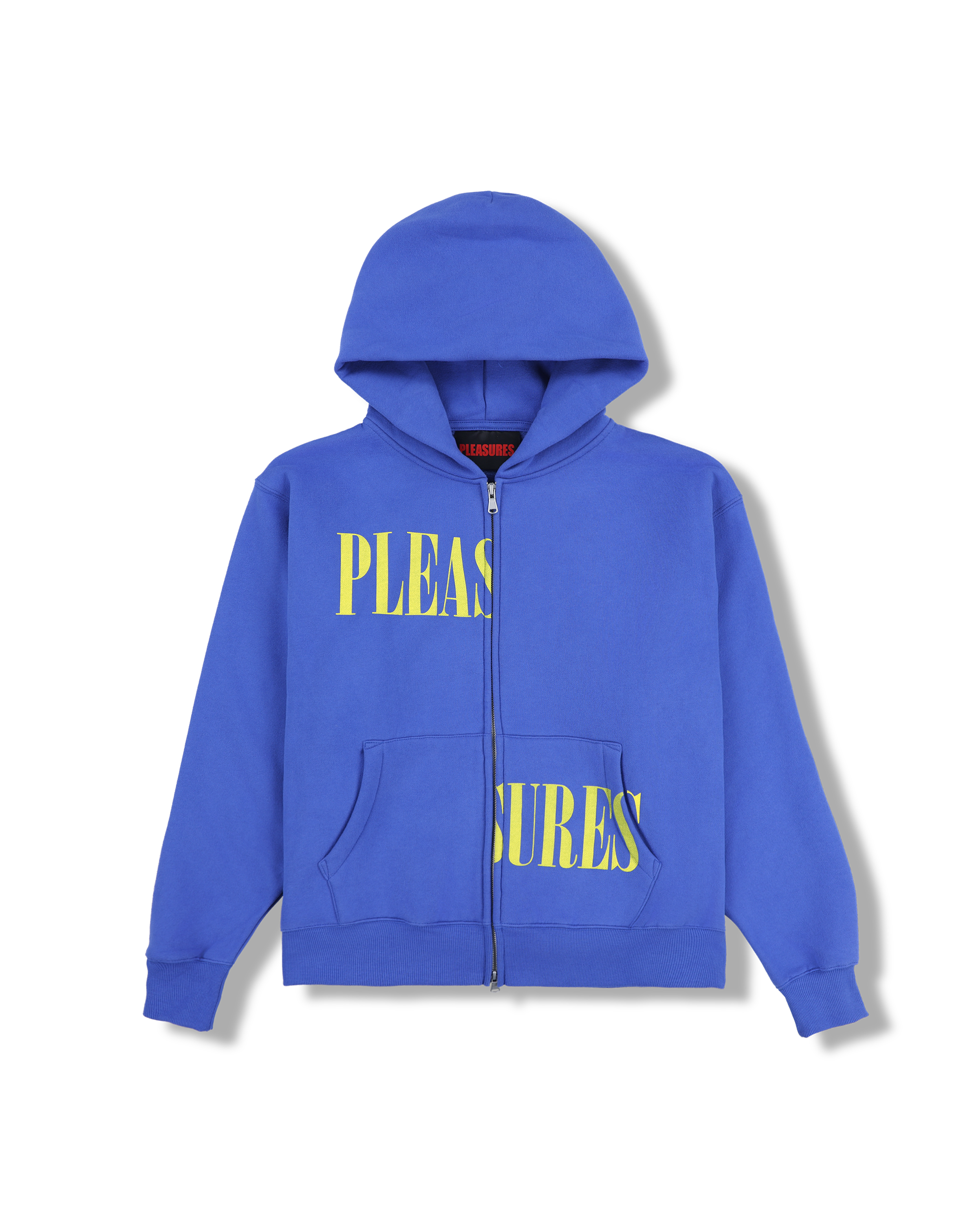 Split Zip Hoodie - Blue