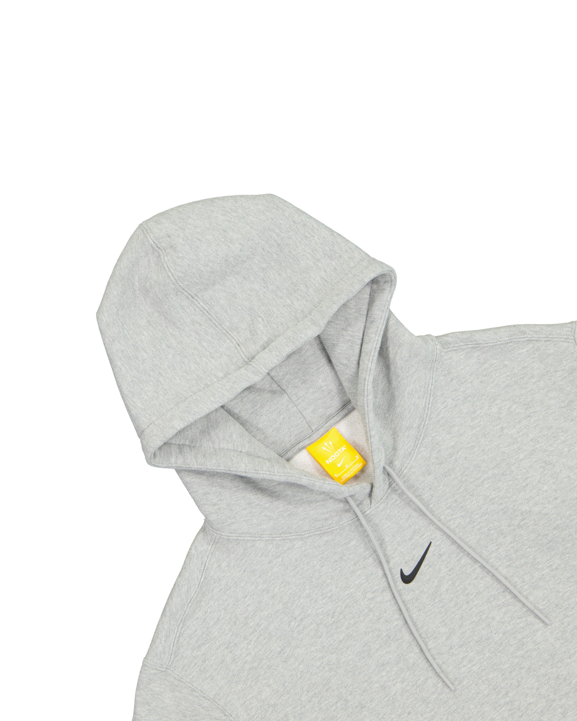 NOCTA Contrast Stitch Hoodie - Dark Grey Heather / Matte Silver / Black