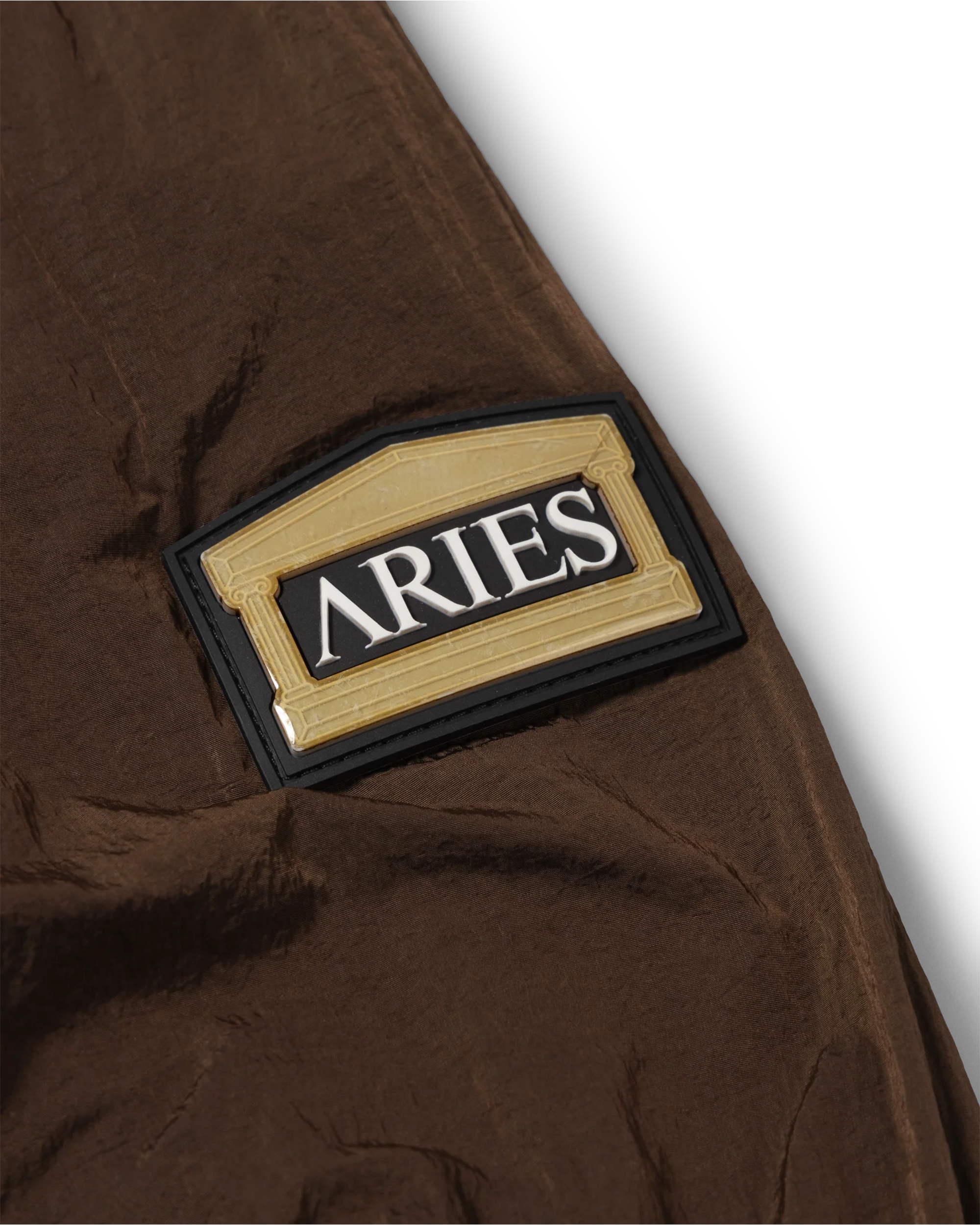 Hooded Windcheater Jacket - Brown