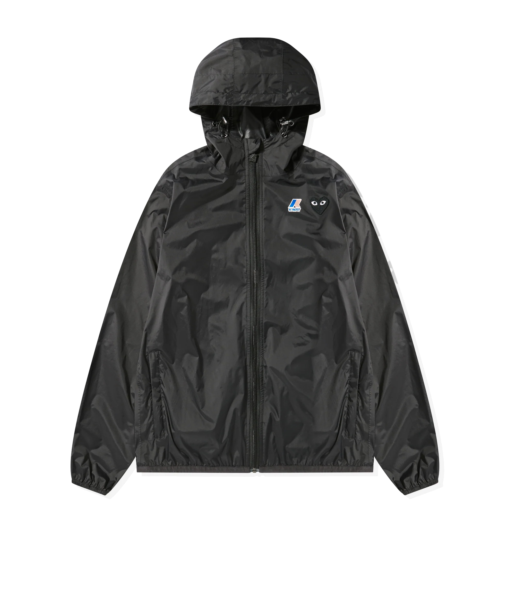 K-WAY*PLAY Half-Zip Le Vrai Leon 3.0 Jacket - Black / Black
