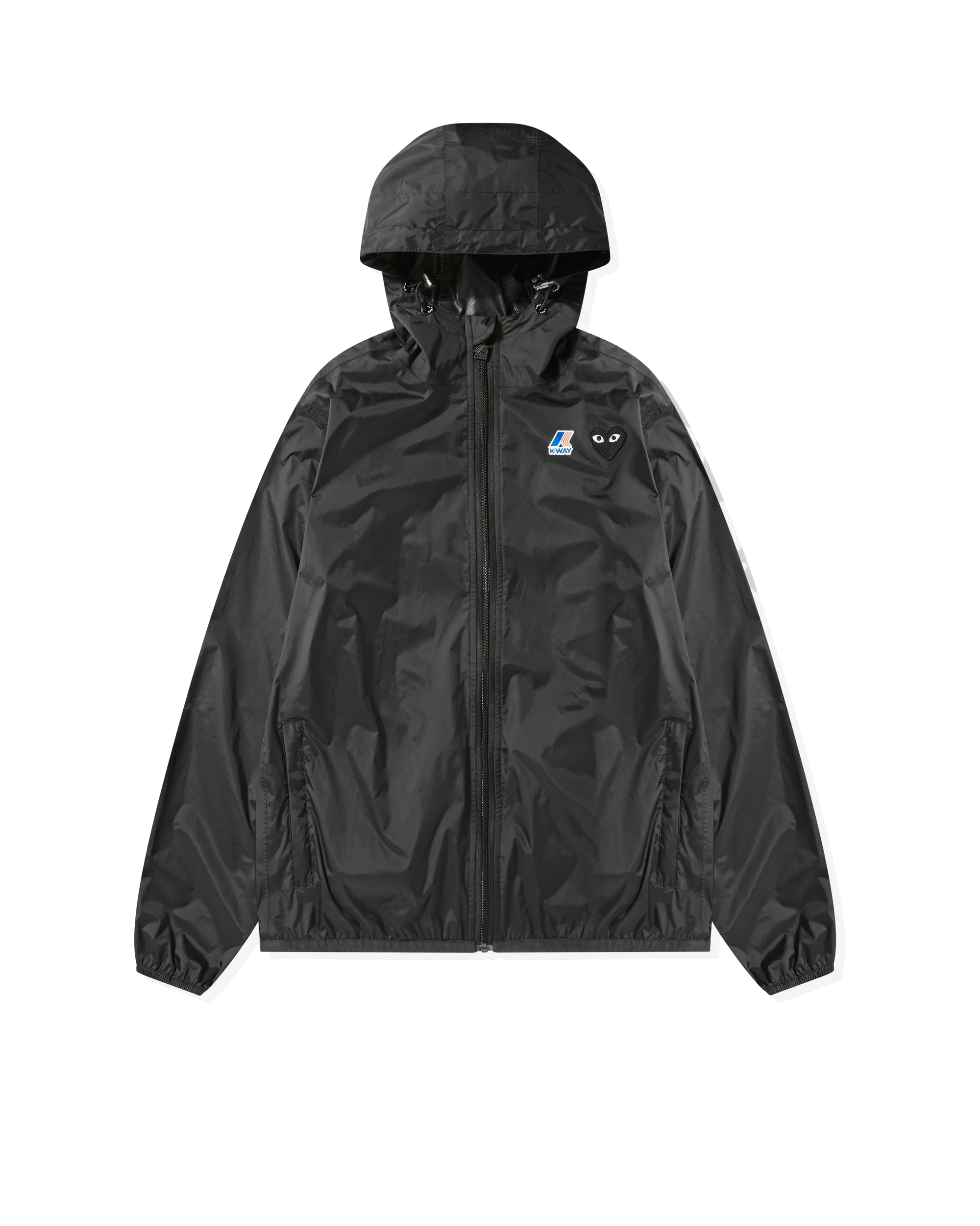 K-WAY*PLAY Half-Zip Le Vrai Leon 3.0 Jacket - Black / Black
