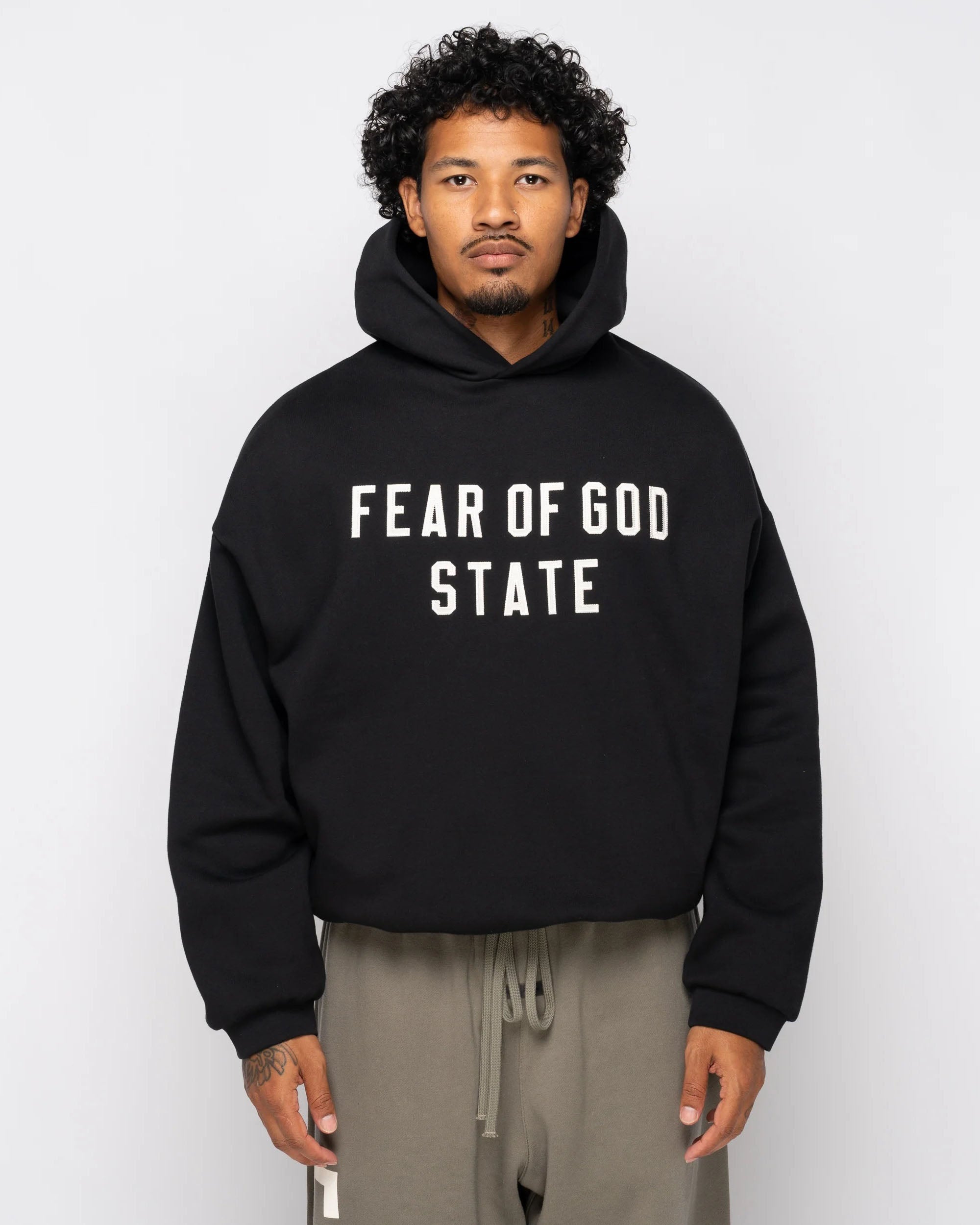 90s Fit Hoodie - Jet Black