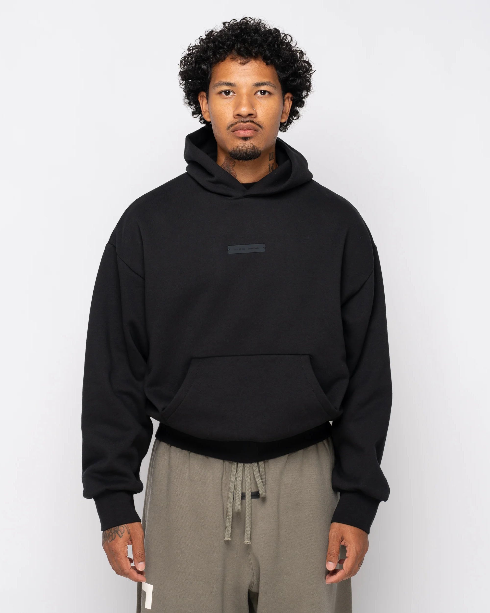Classic Fit Hoodie - Jet Black