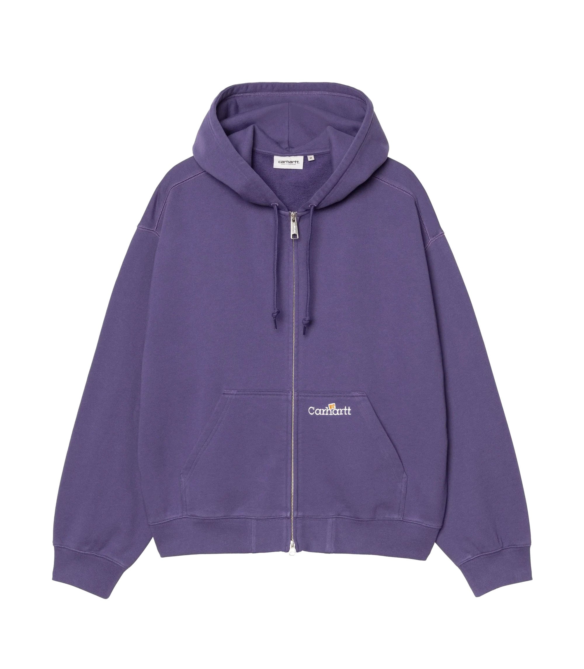 Hooded WIP Label Sweat Jacket - Calla