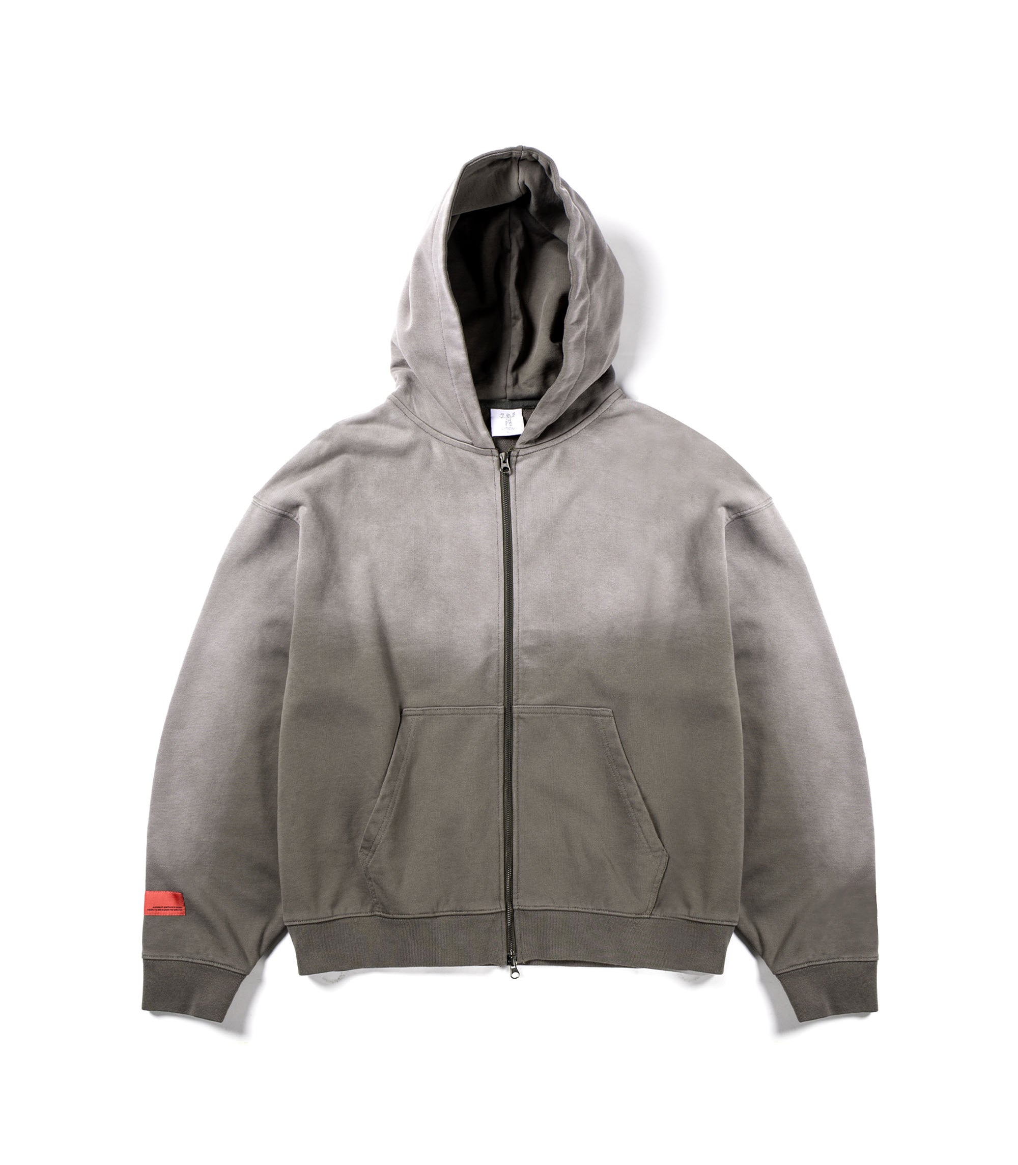Fade Zip Hoodie - Olive