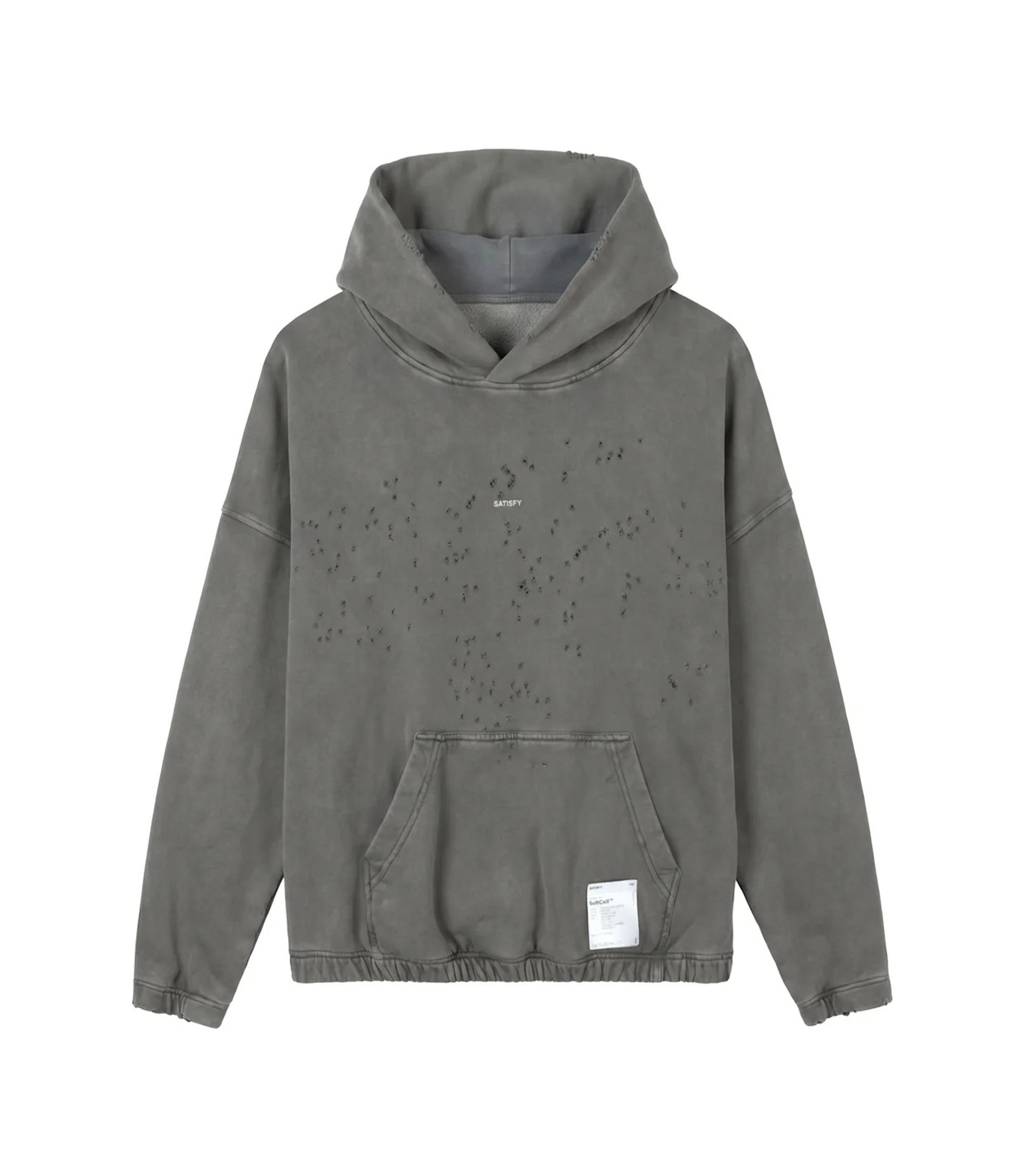 MothTech Hoodie - Faded Black