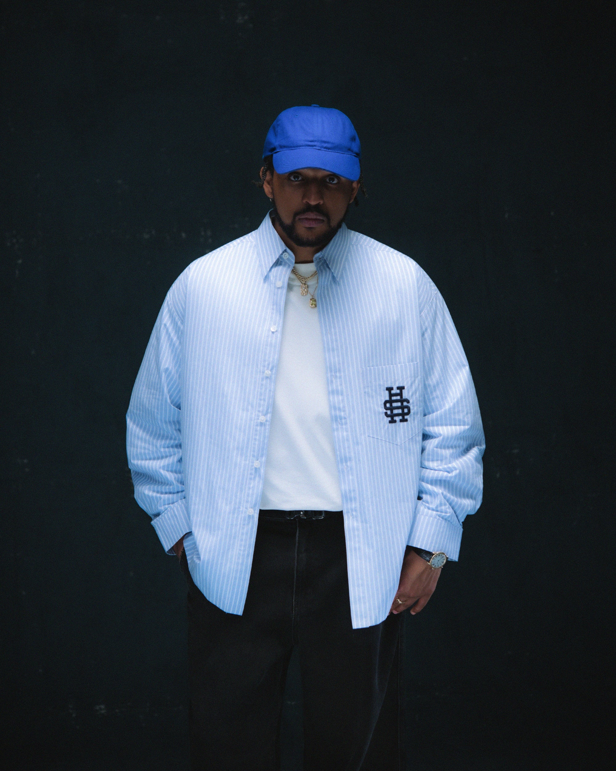 HS Padded Overshirt - Ballad Bleue