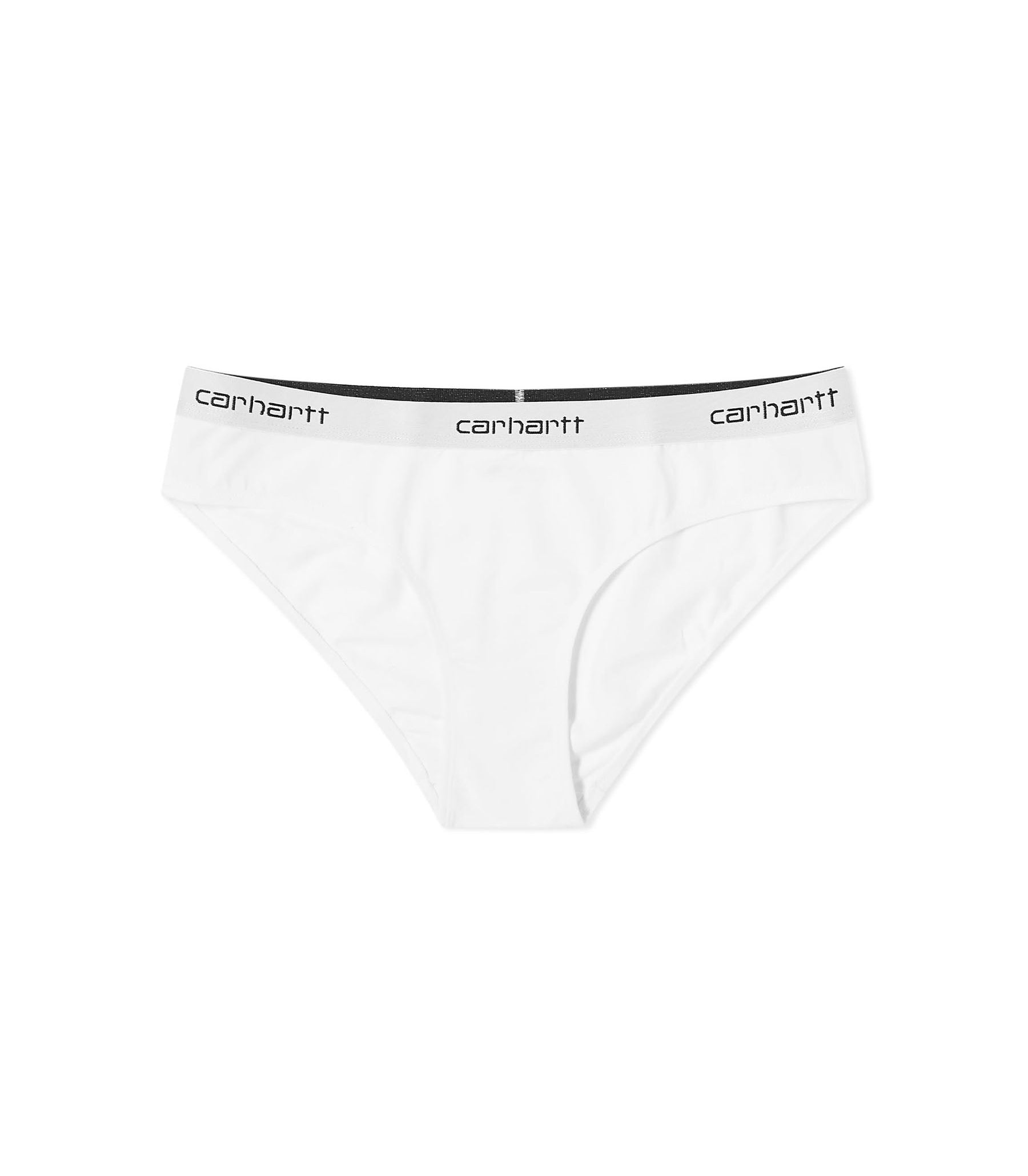 Womens Script Brief - White