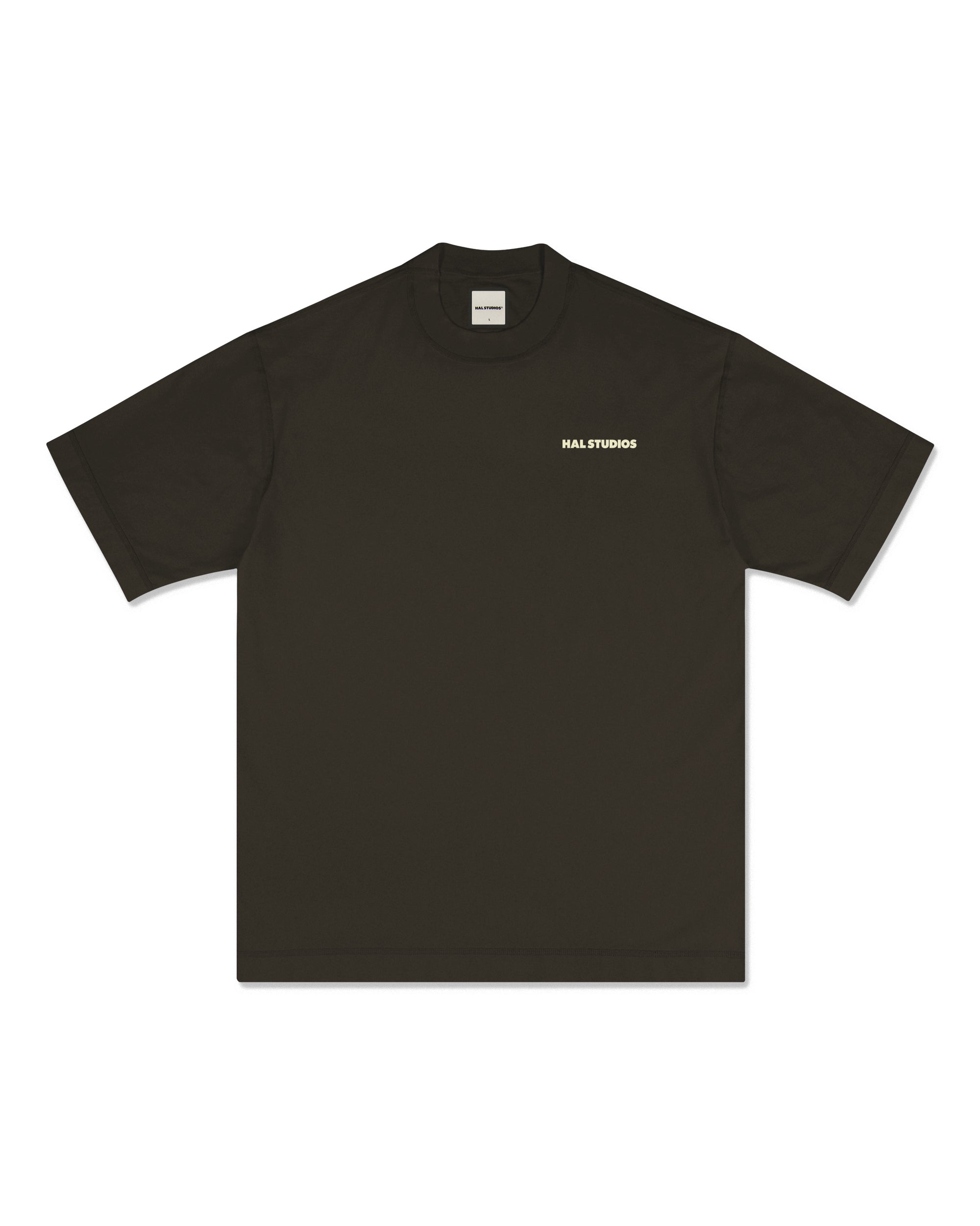 INSIDE OUT UNIFORM T-SHIRT - COFFEE