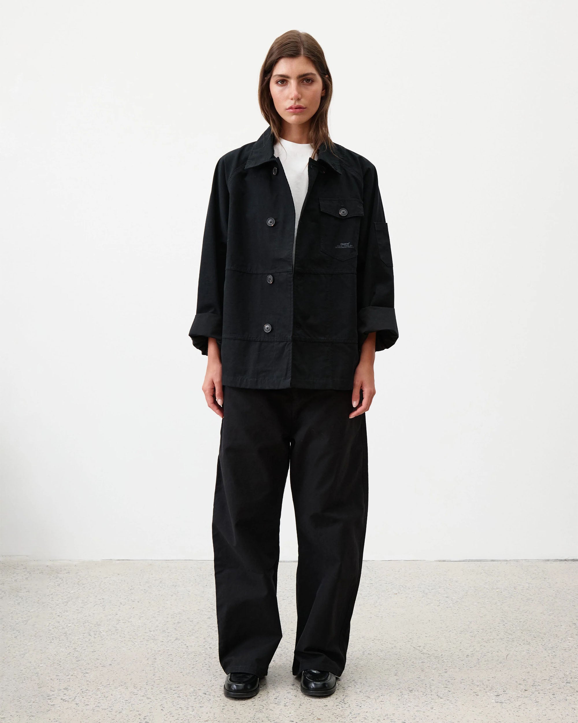 Panel Jacket - Black