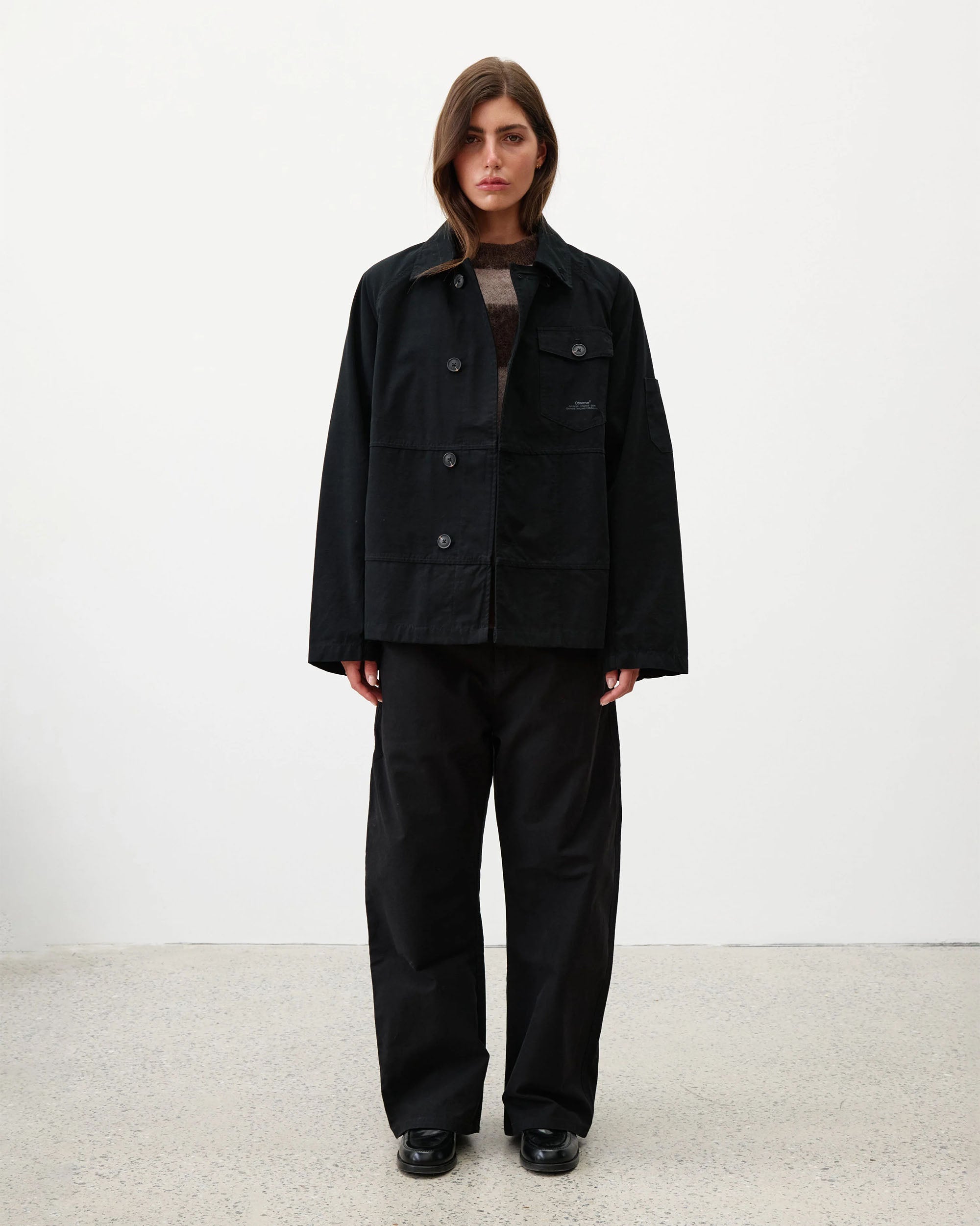 Panel Jacket - Black