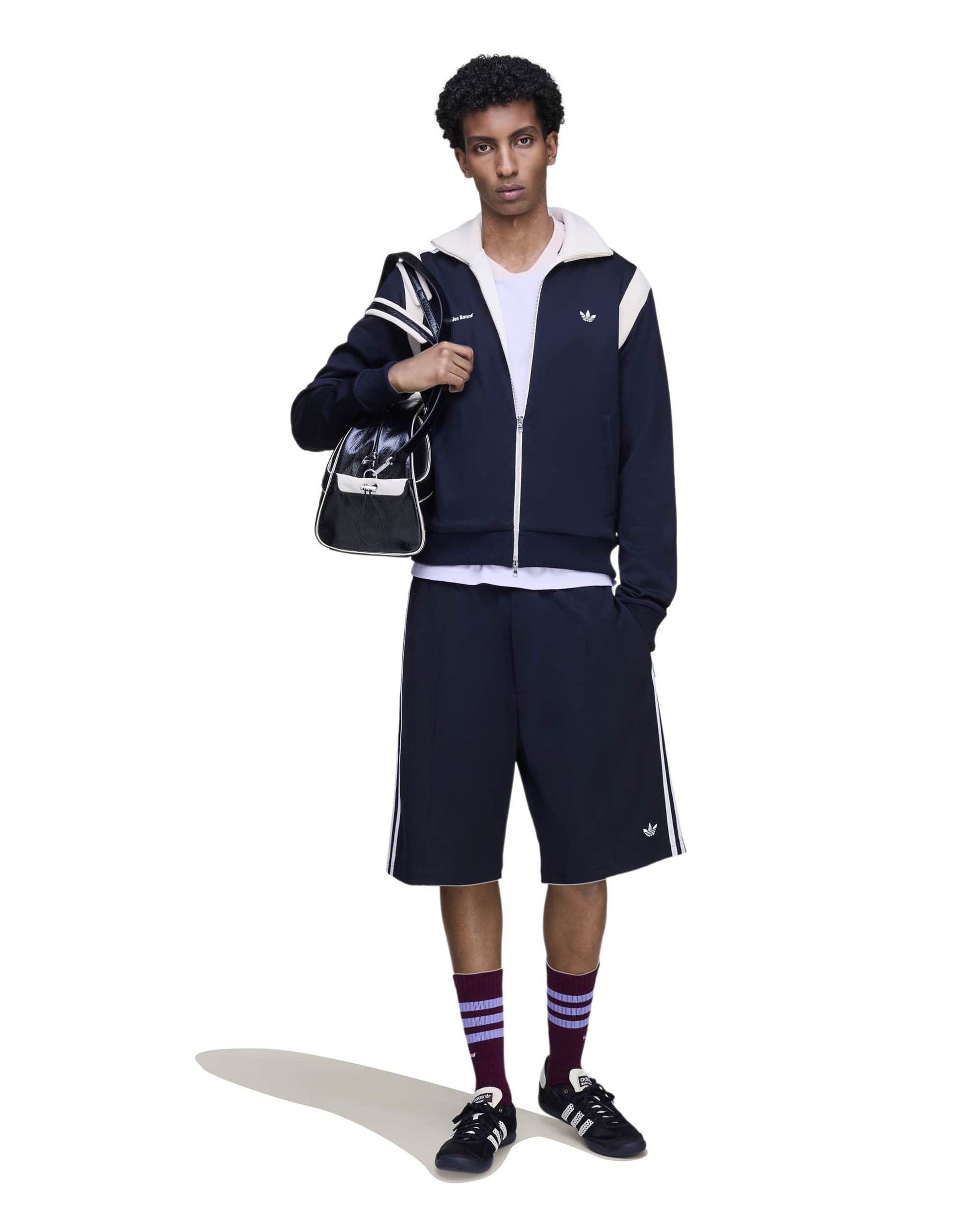 Wales Bonner Twill Track Top - Blue