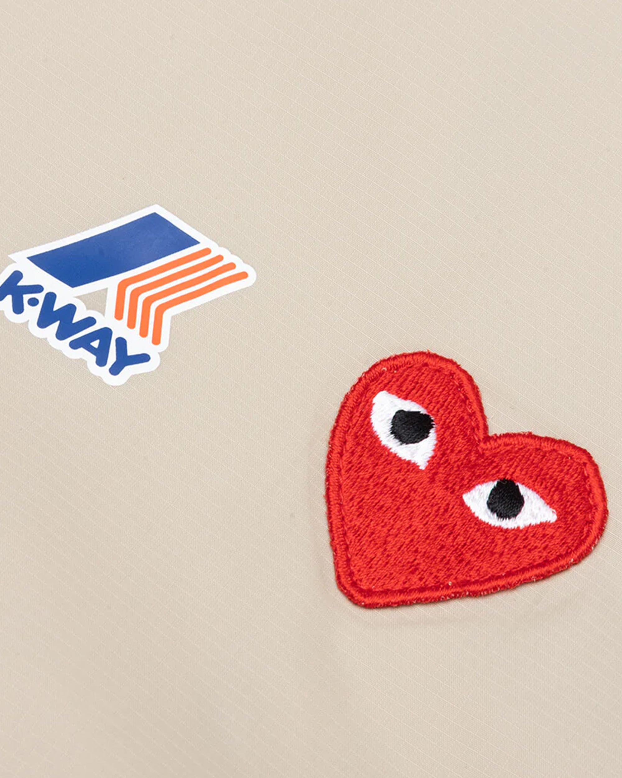 K-Way Half Zip Le Vrai 3.0 Leon Jacket - Beige