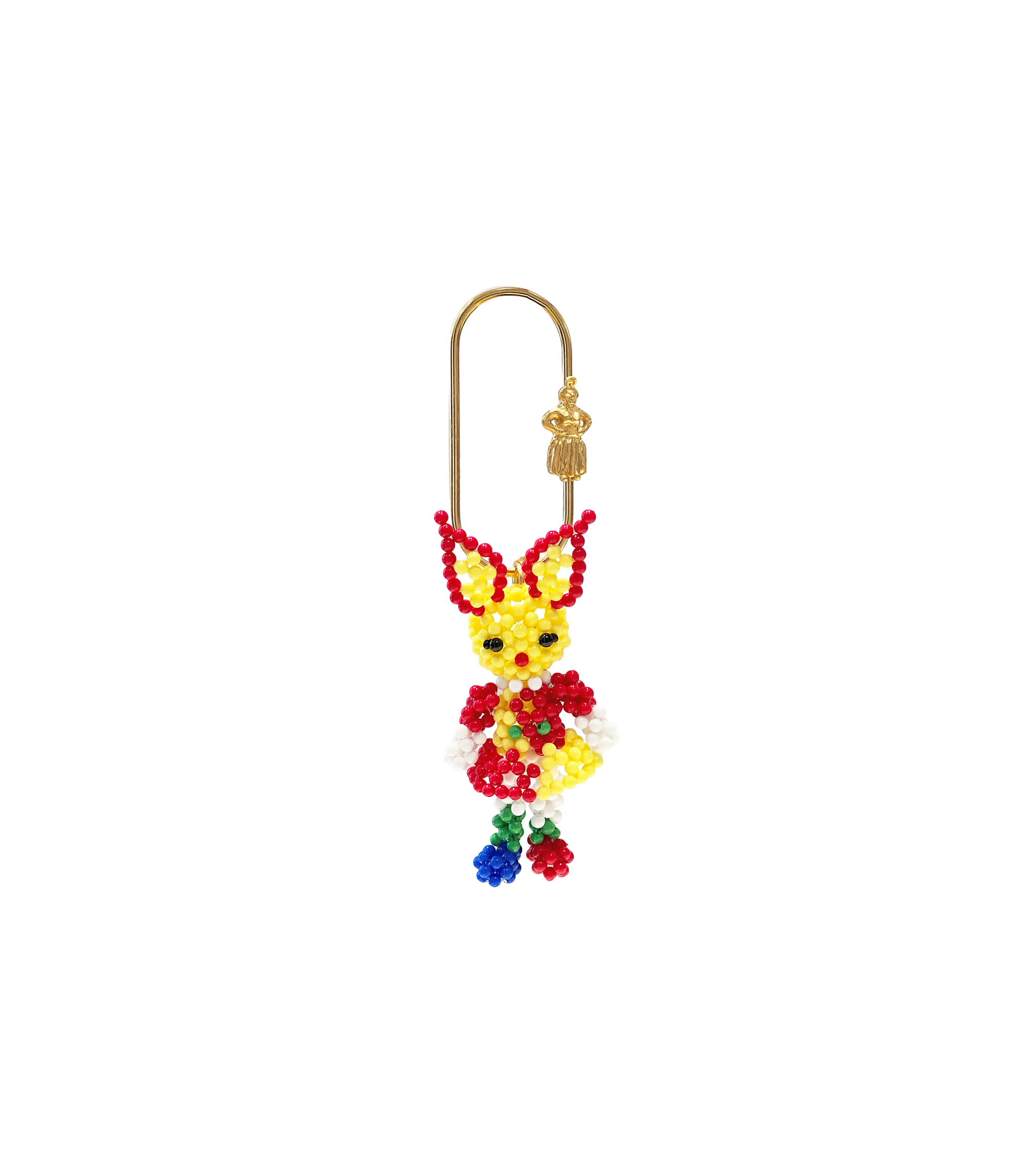 Bunny Keychain - Gold / Multi