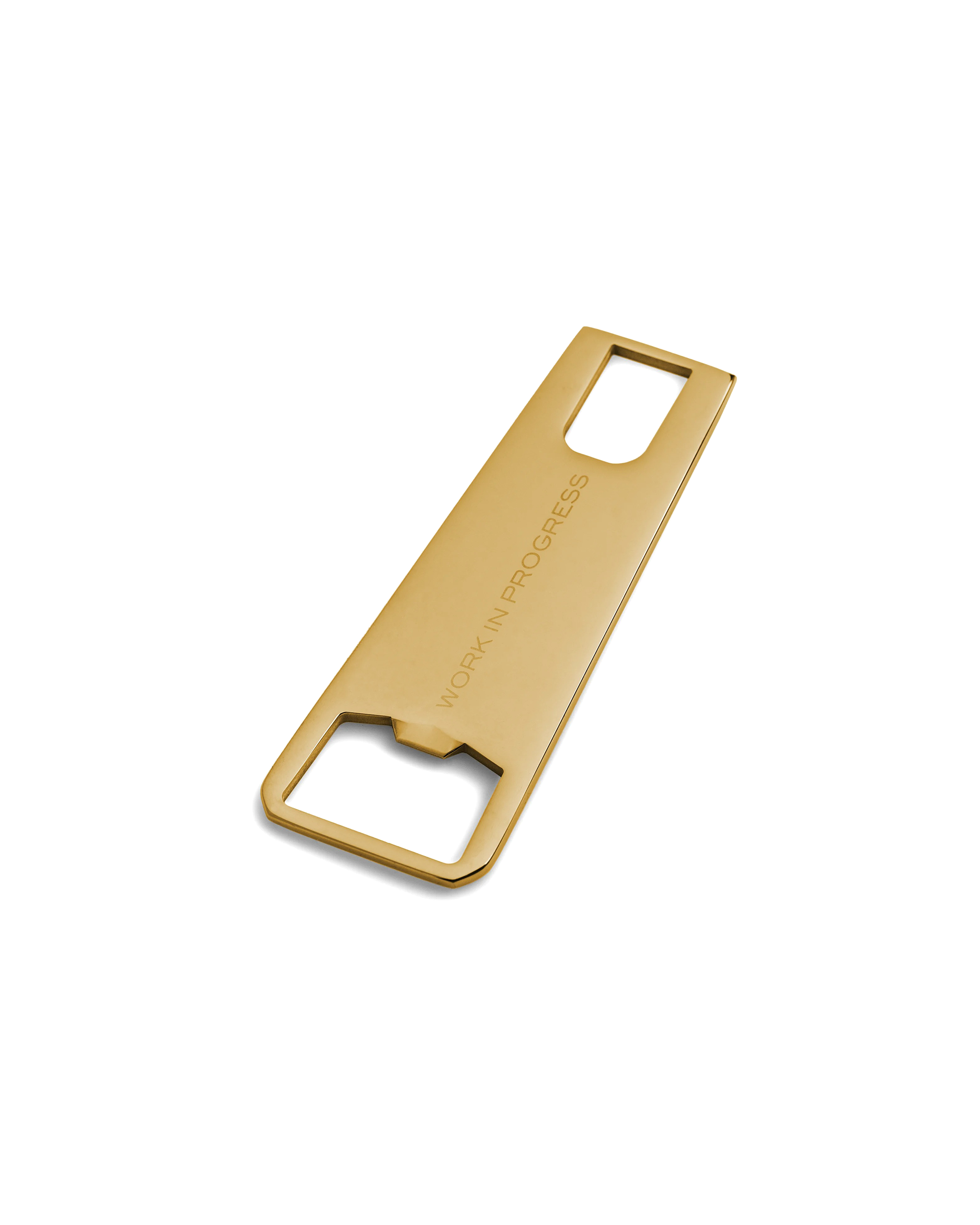 Zip Bottle Opener - Gold