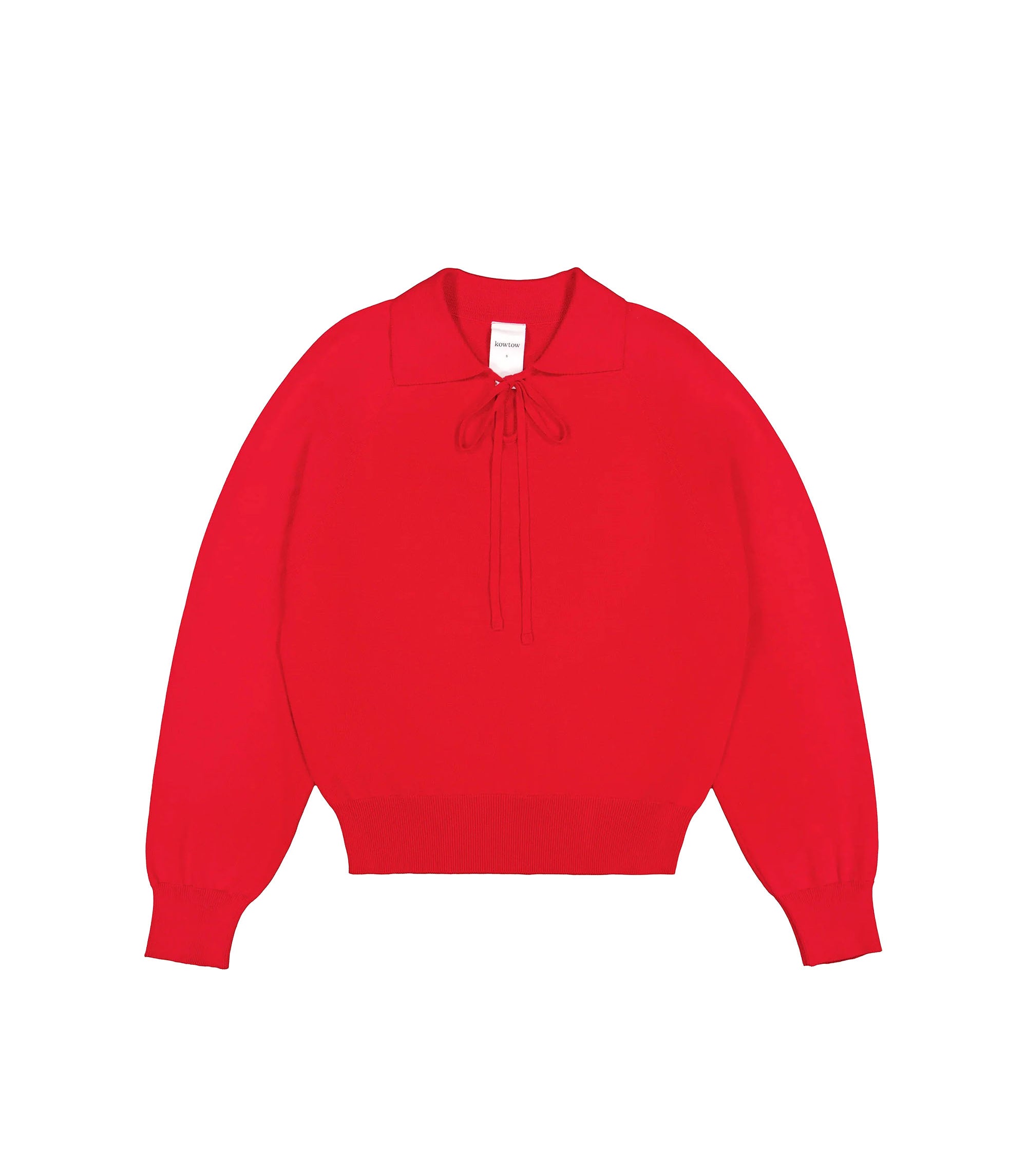 Keyhole Jumper - Poppy Red