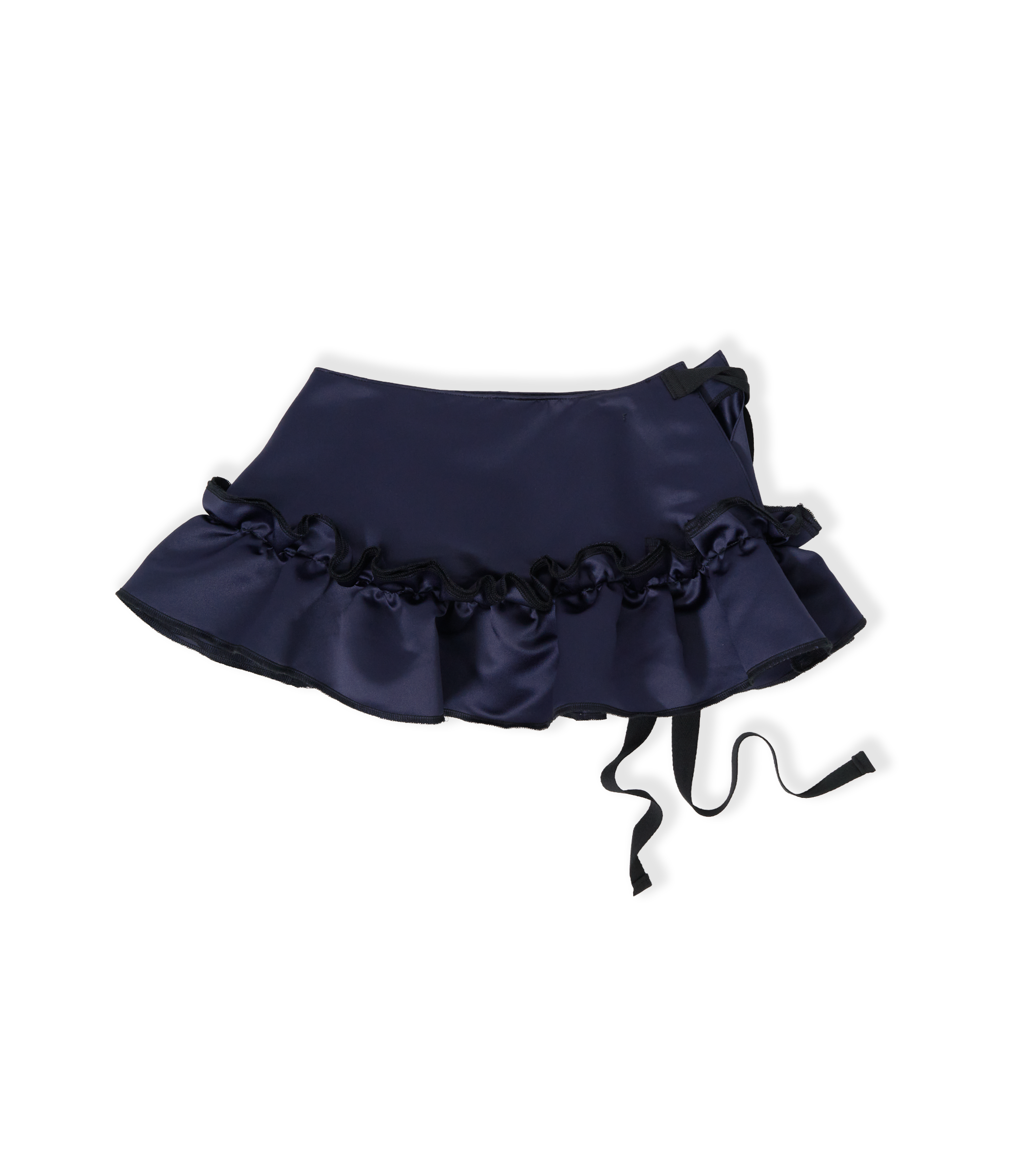 Satin Molly Skirt - Navy