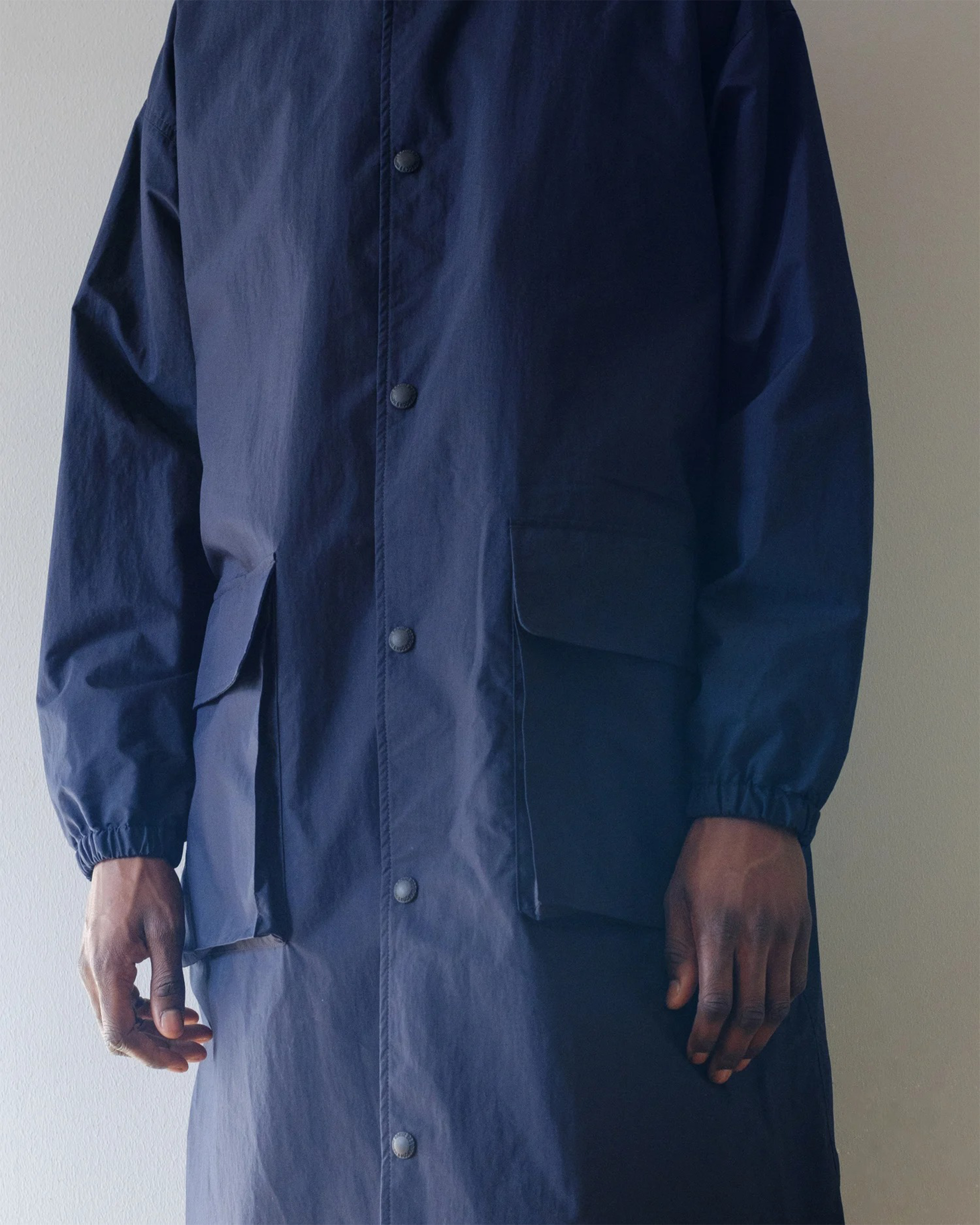 Typewriter Coat - Navy