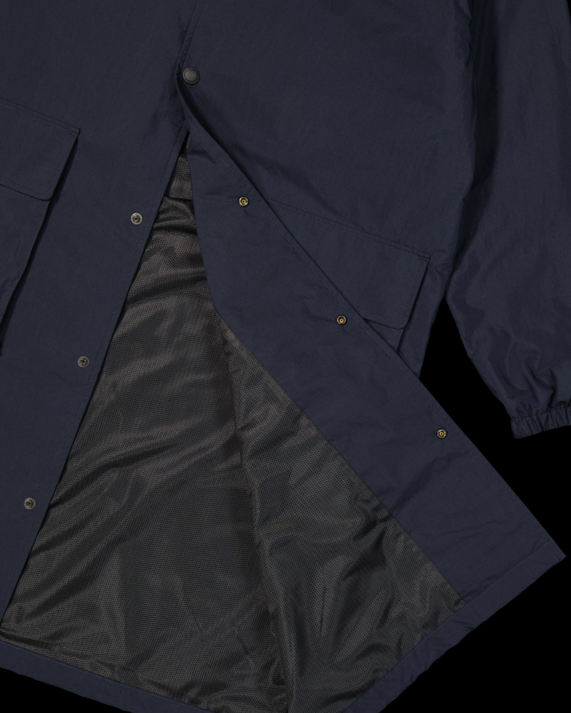 Typewriter Coat - Navy