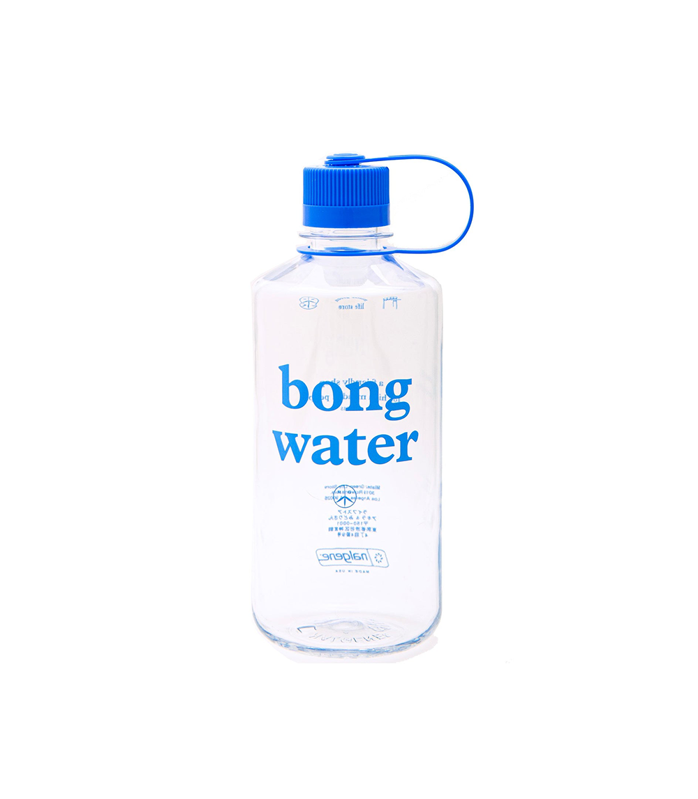 Bong Water 32oz Narrow Nalgene - Clear / Royal