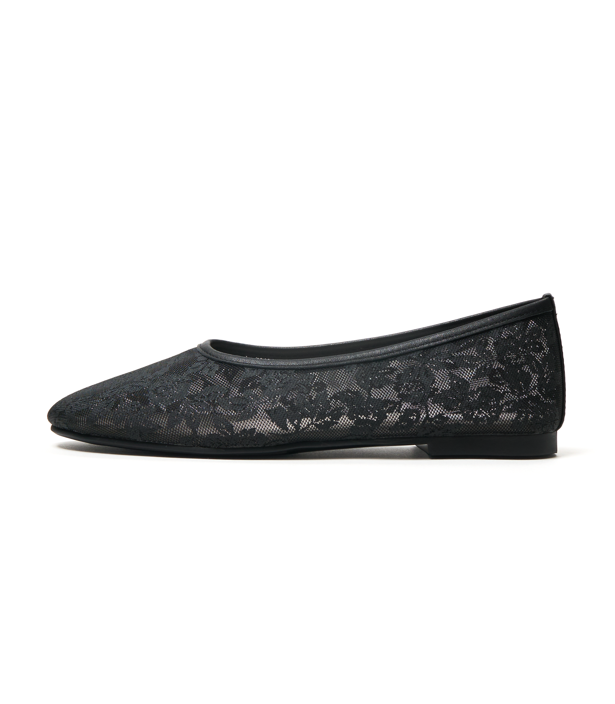 Lace Flats - Black