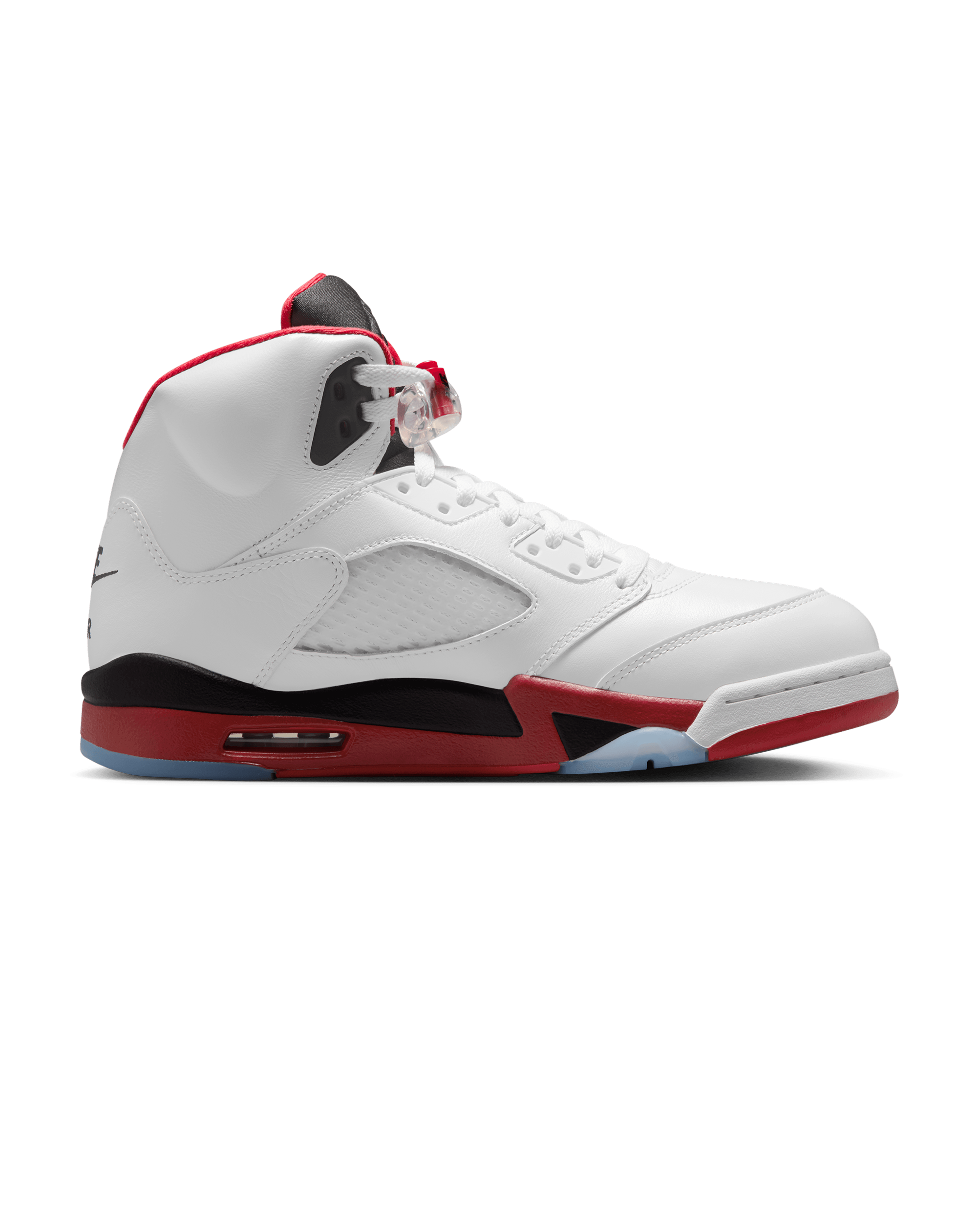 Air Jordan 5 Retro - White / Fire Red / Black
