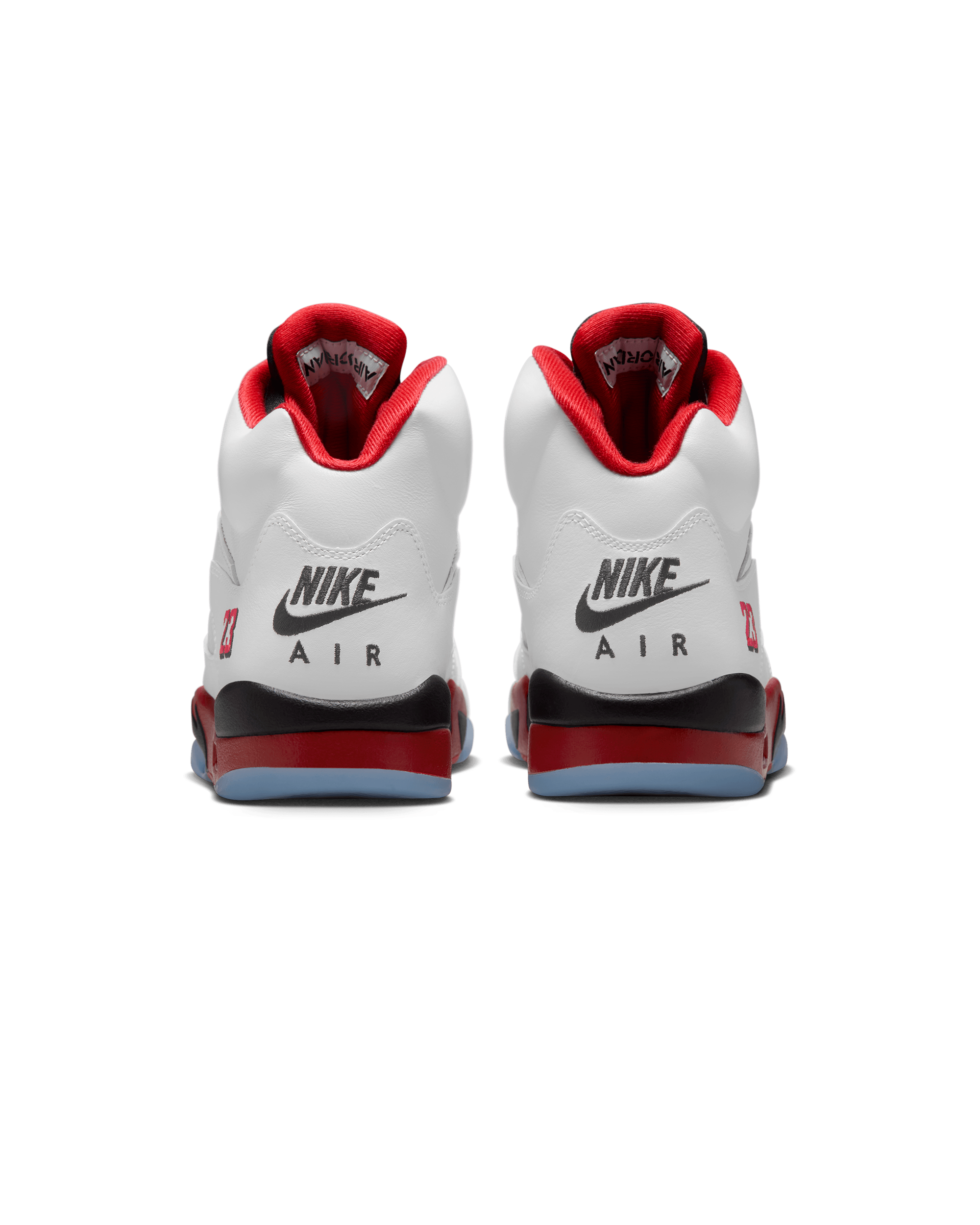 Air Jordan 5 Retro - White / Fire Red / Black
