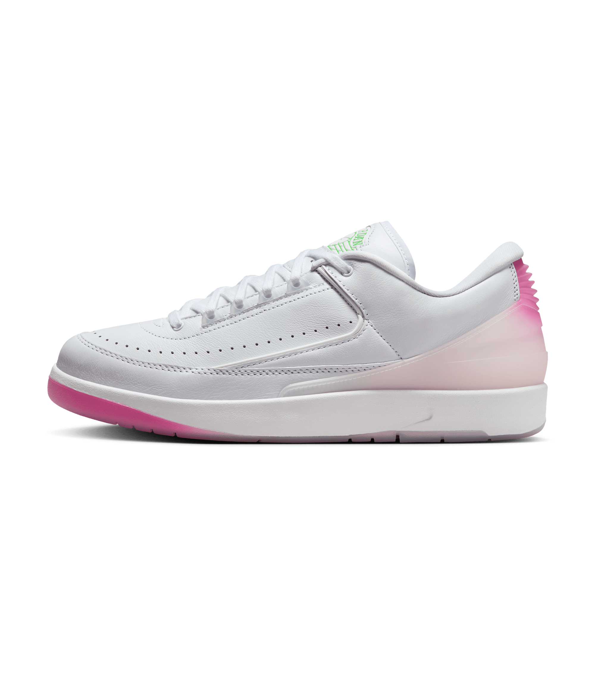 Air Jordan 2 "Sakura" - White / Strike Green / Playful Pink