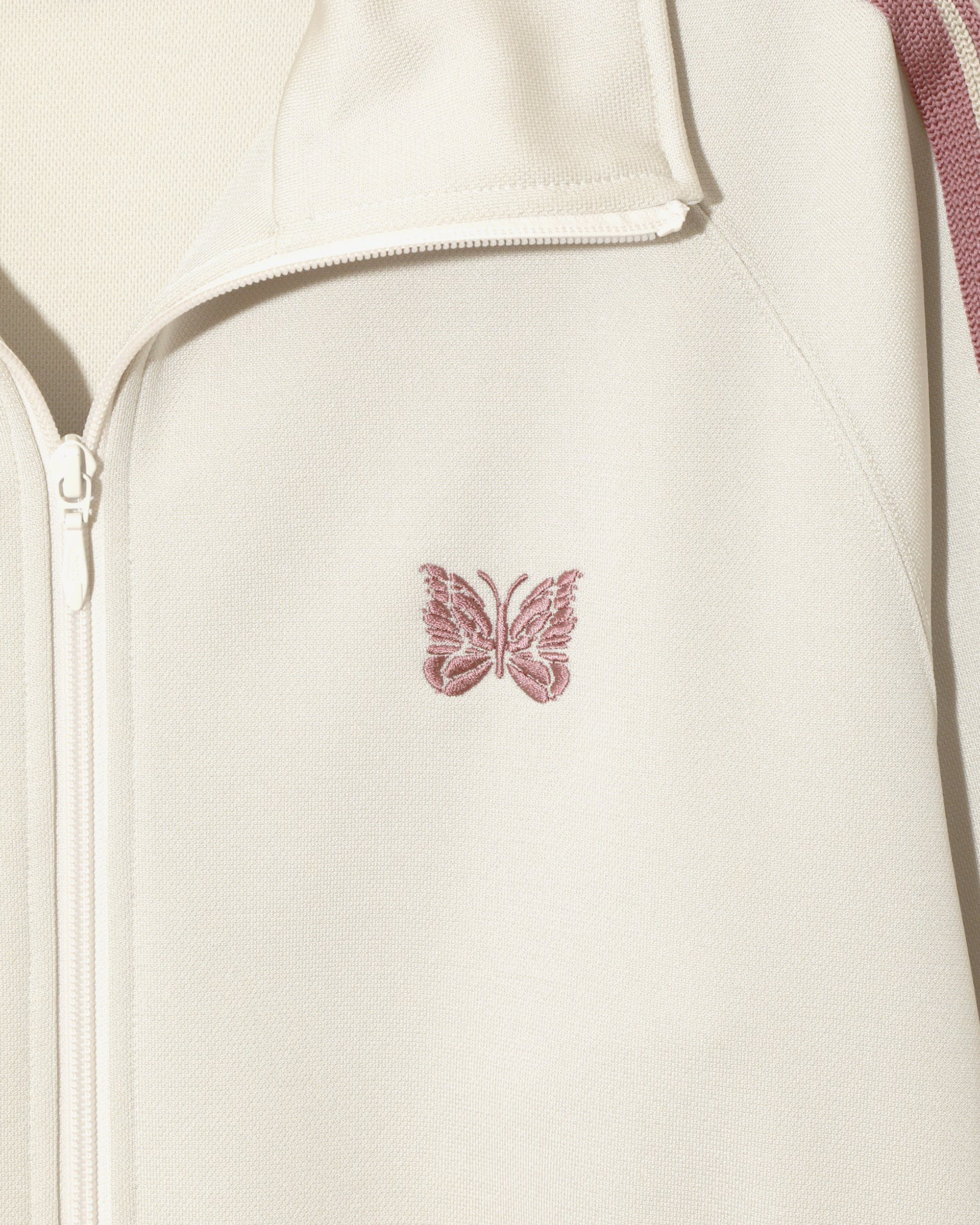 Poly Smooth Track Jacket - Ivory